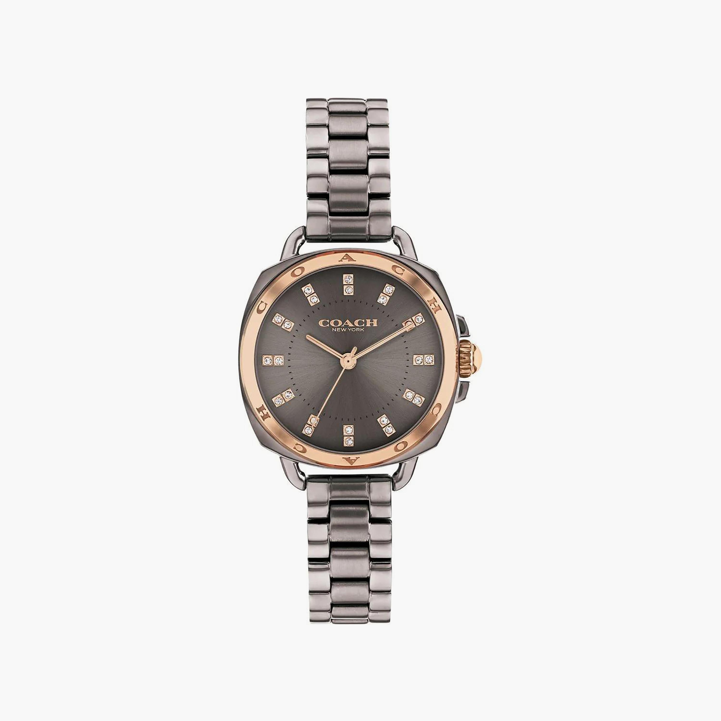 Coach Grey Analog Stainless Steel Strap Watch | 14504155-girls-accessories-watches-image-1