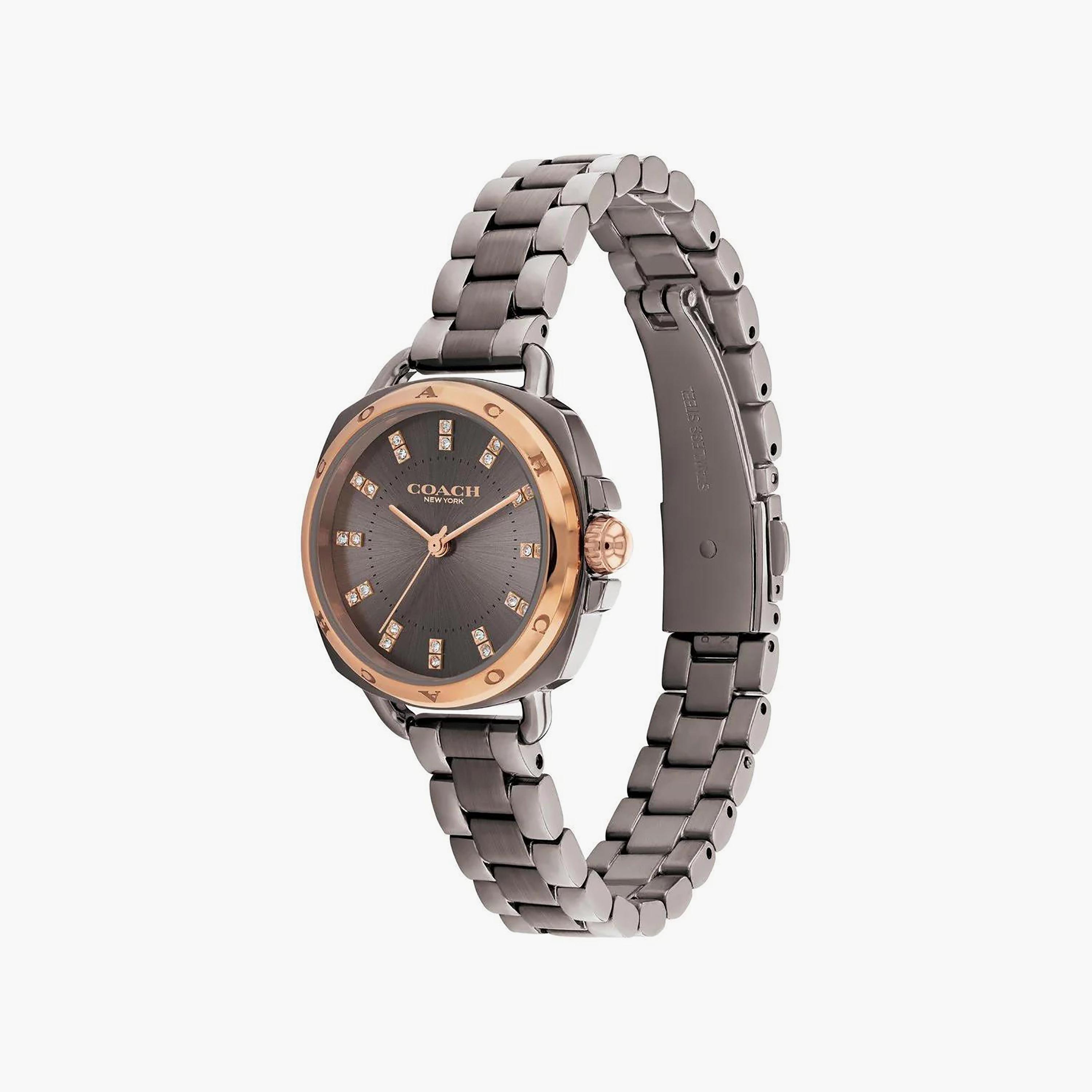 Coach Grey Analog Stainless Steel Strap Watch | 14504155-girls-accessories-watches-image-2