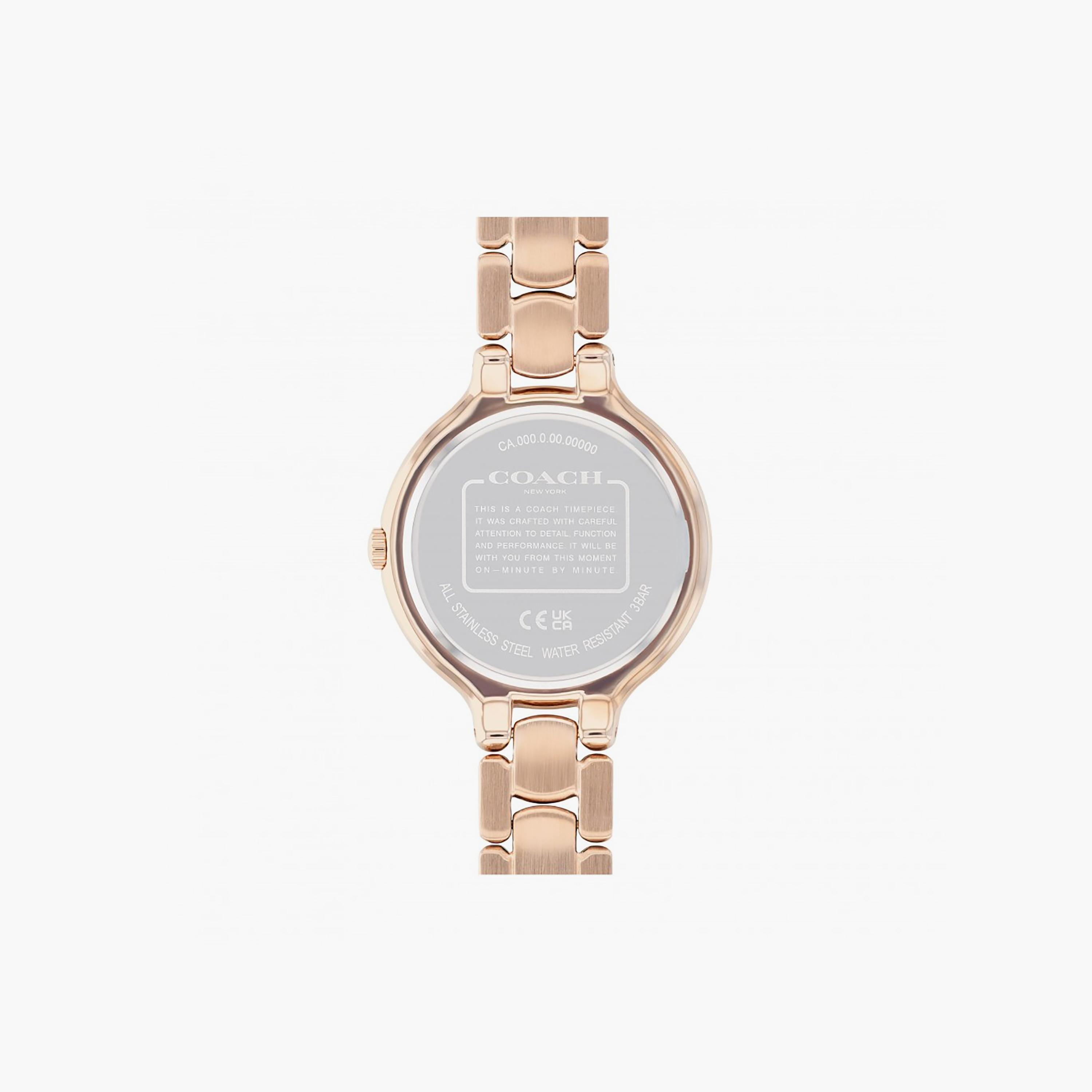 Coach Rose Gold Analog Stainless Steel Strap Watch | 14504166-girls-accessories-watches-image-3