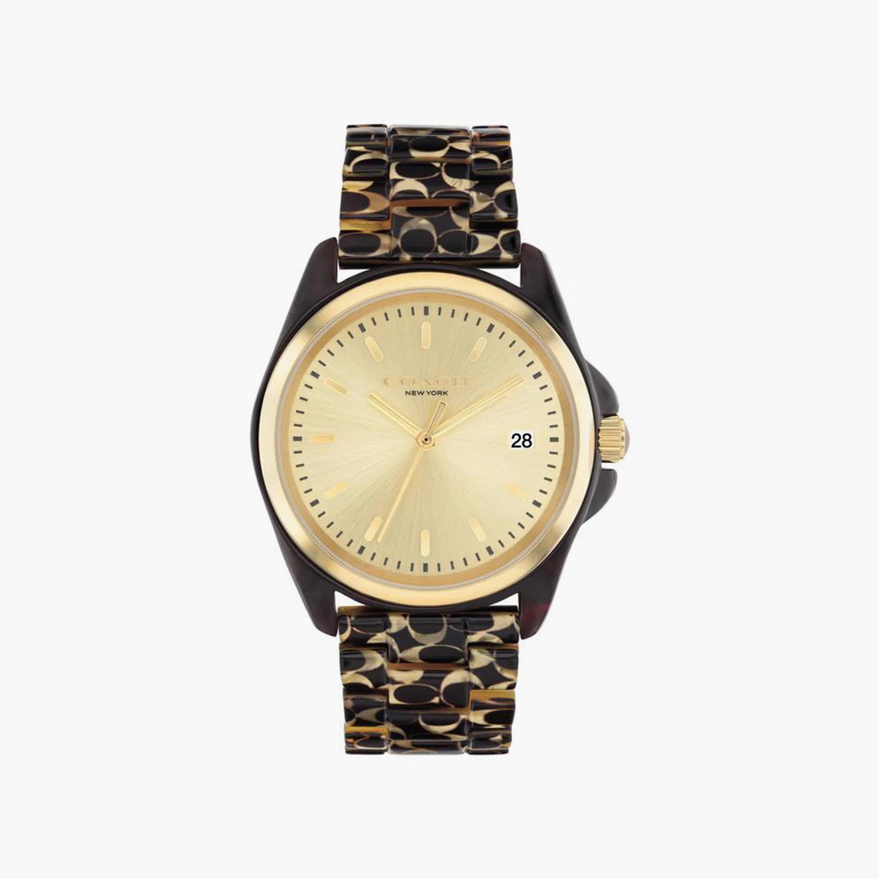 Coach Women's Black Analog Stainless Steel Strap Watch | 14504187-women-watchesandjewellery-watches-image-1