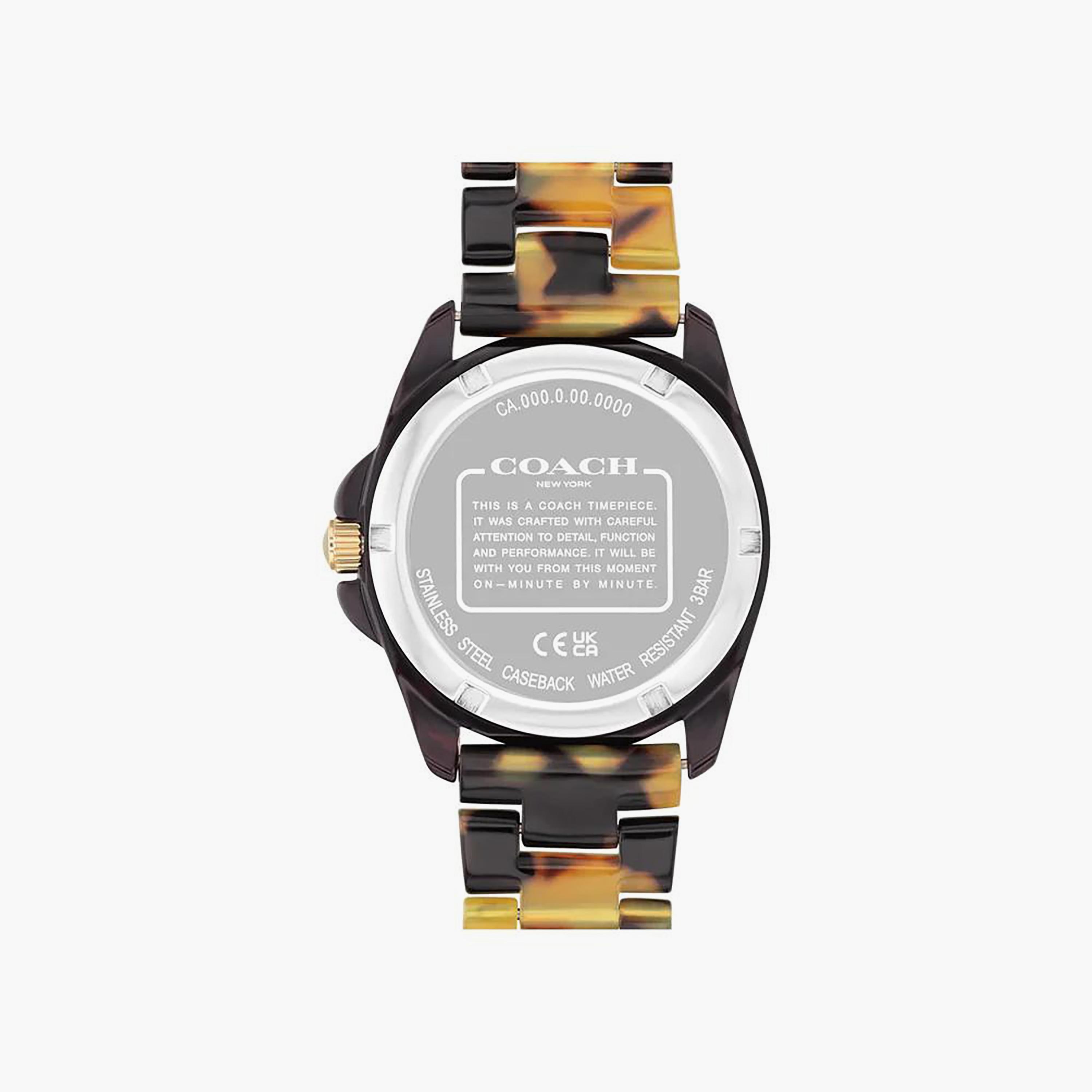 Coach Women's Black Analog Stainless Steel Strap Watch | 14504187-women-watchesandjewellery-watches-image-3