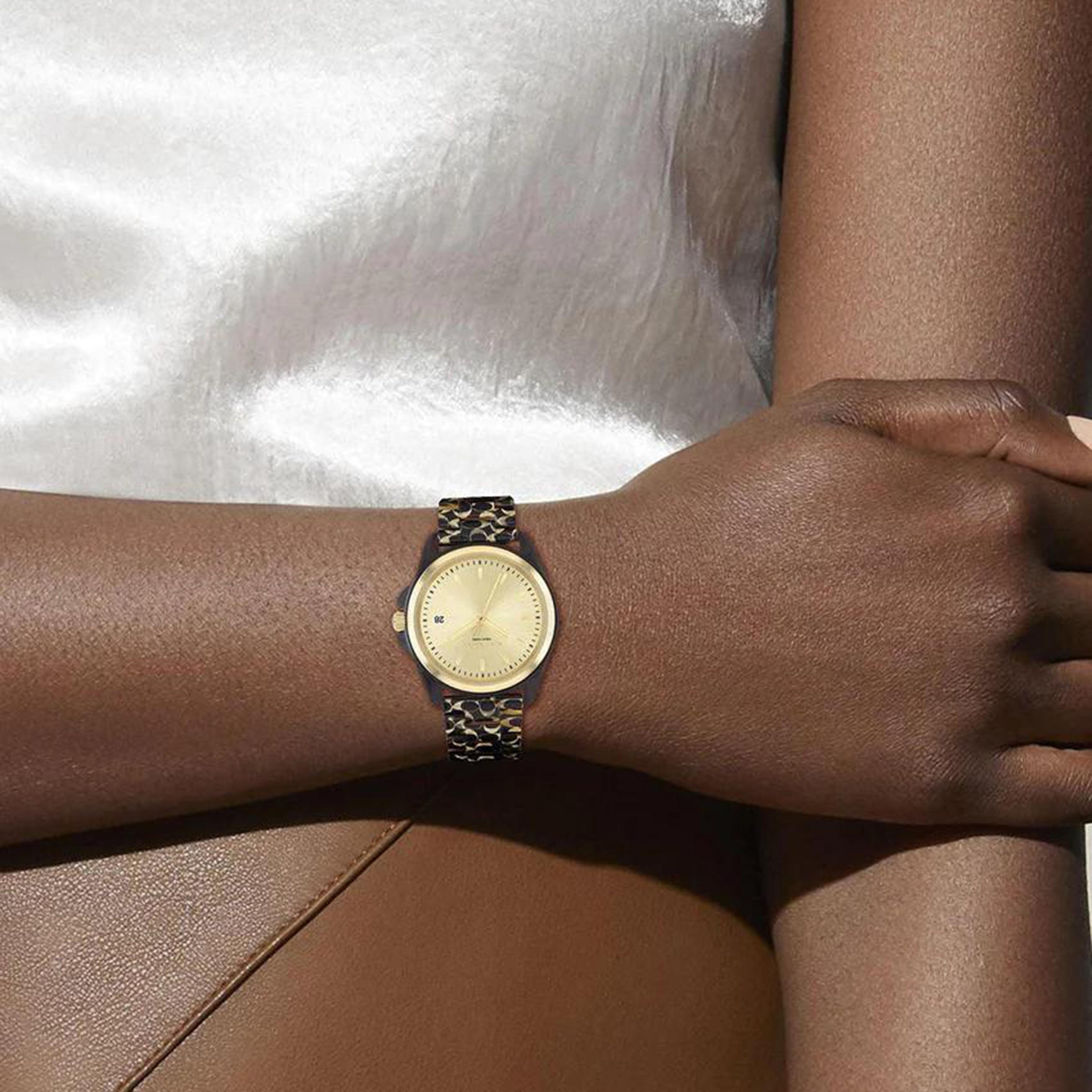 Coach Women's Black Analog Stainless Steel Strap Watch | 14504187-women-watchesandjewellery-watches-image-4