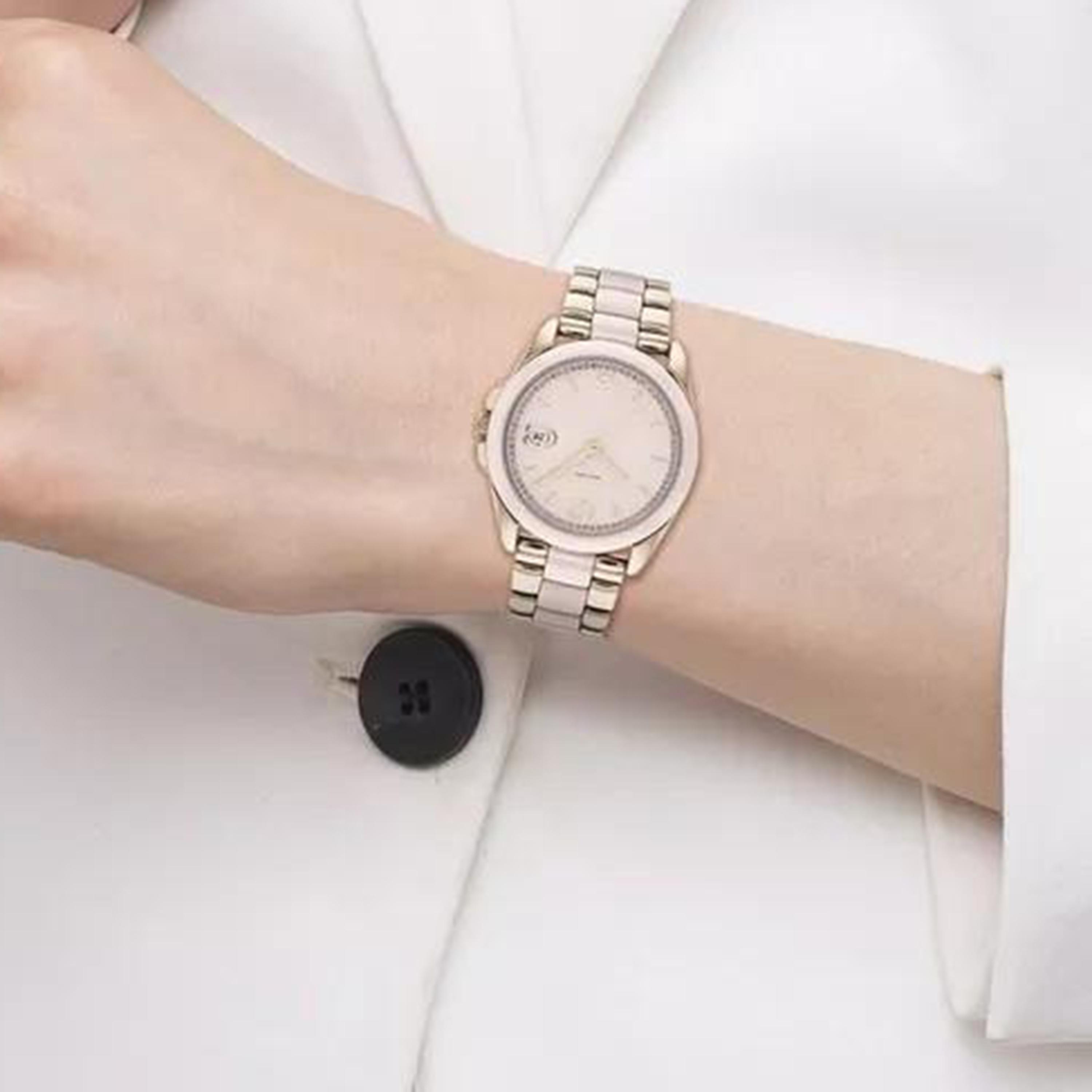 ساعة كوتش ذو انالوج للنساء بسوار وردي وذهبي مع ستانلس ستيل | 14504188-women-watchesandjewellery-watches-image-4