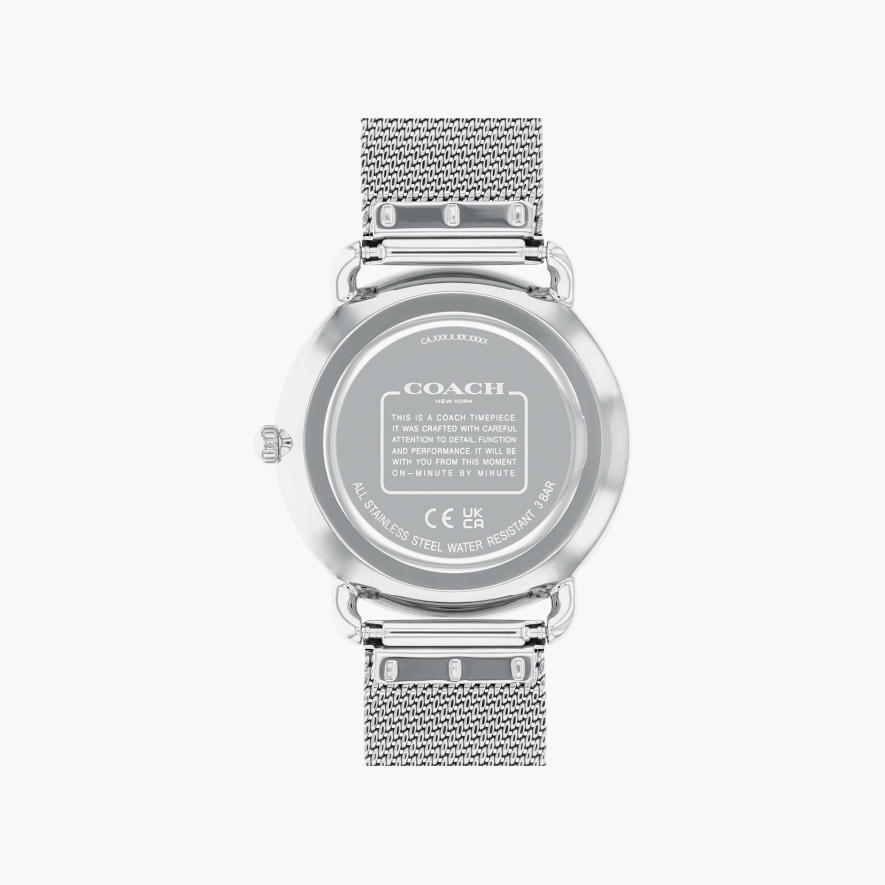 Coach Women's Silver Analog Stainless Steel Strap Watch | 14504207-women-watchesandjewellery-watches-image-3