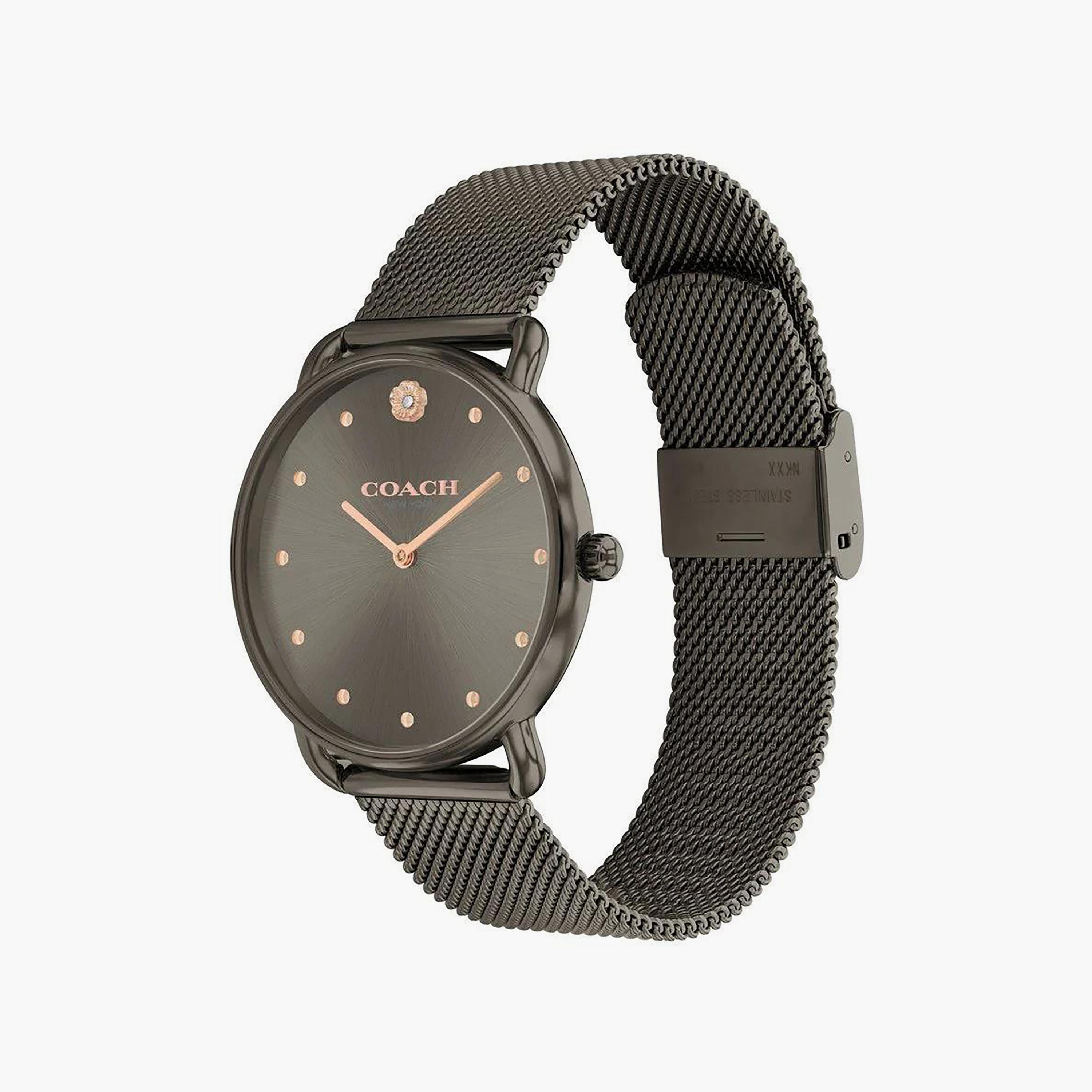 Coach Women's Black Analog Stainless Steel Strap Watch | 14504210-women-watchesandjewellery-watches-image-2