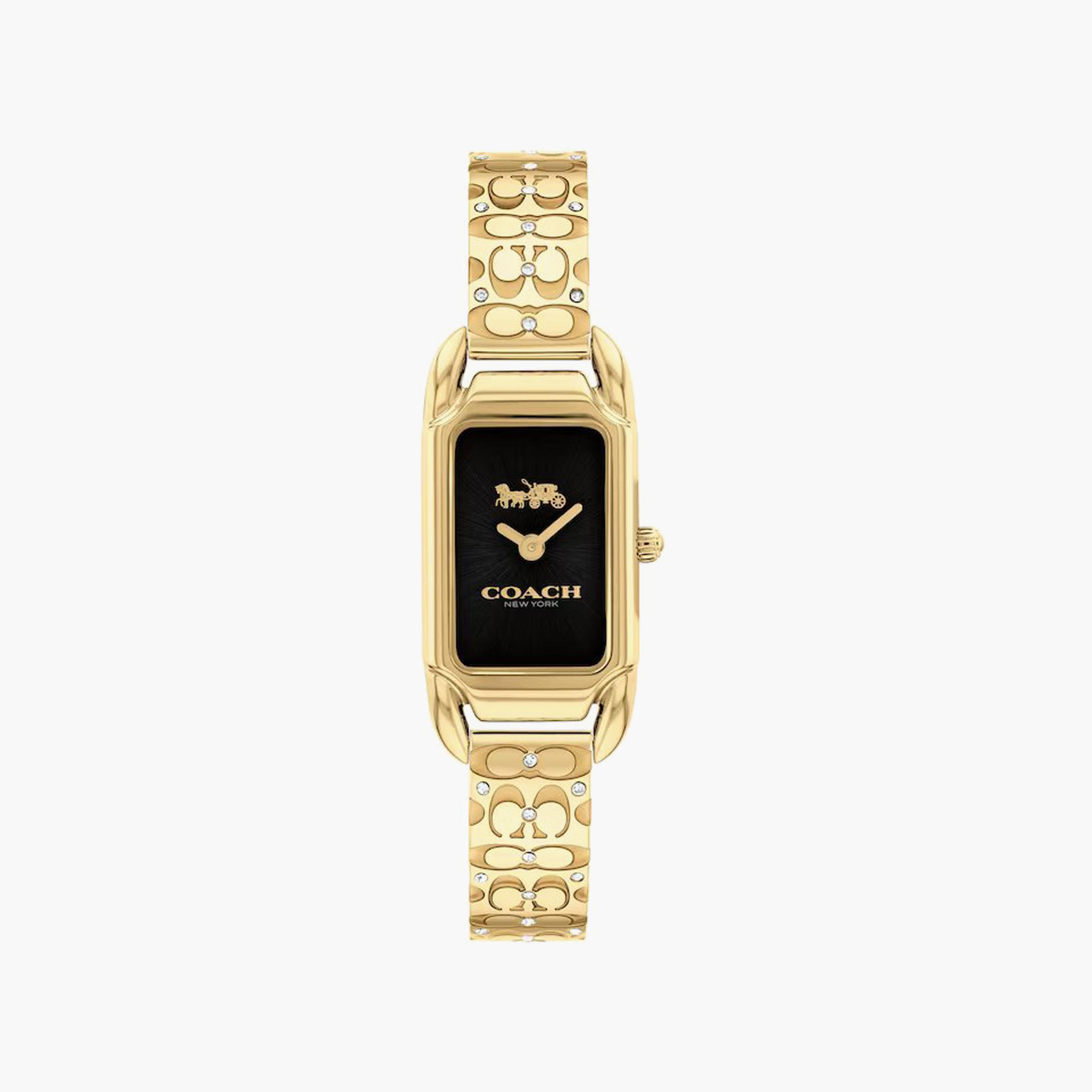 Coach Gold Analog Stainless Steel Strap Watch | 14504250-girls-accessories-watches-image-1