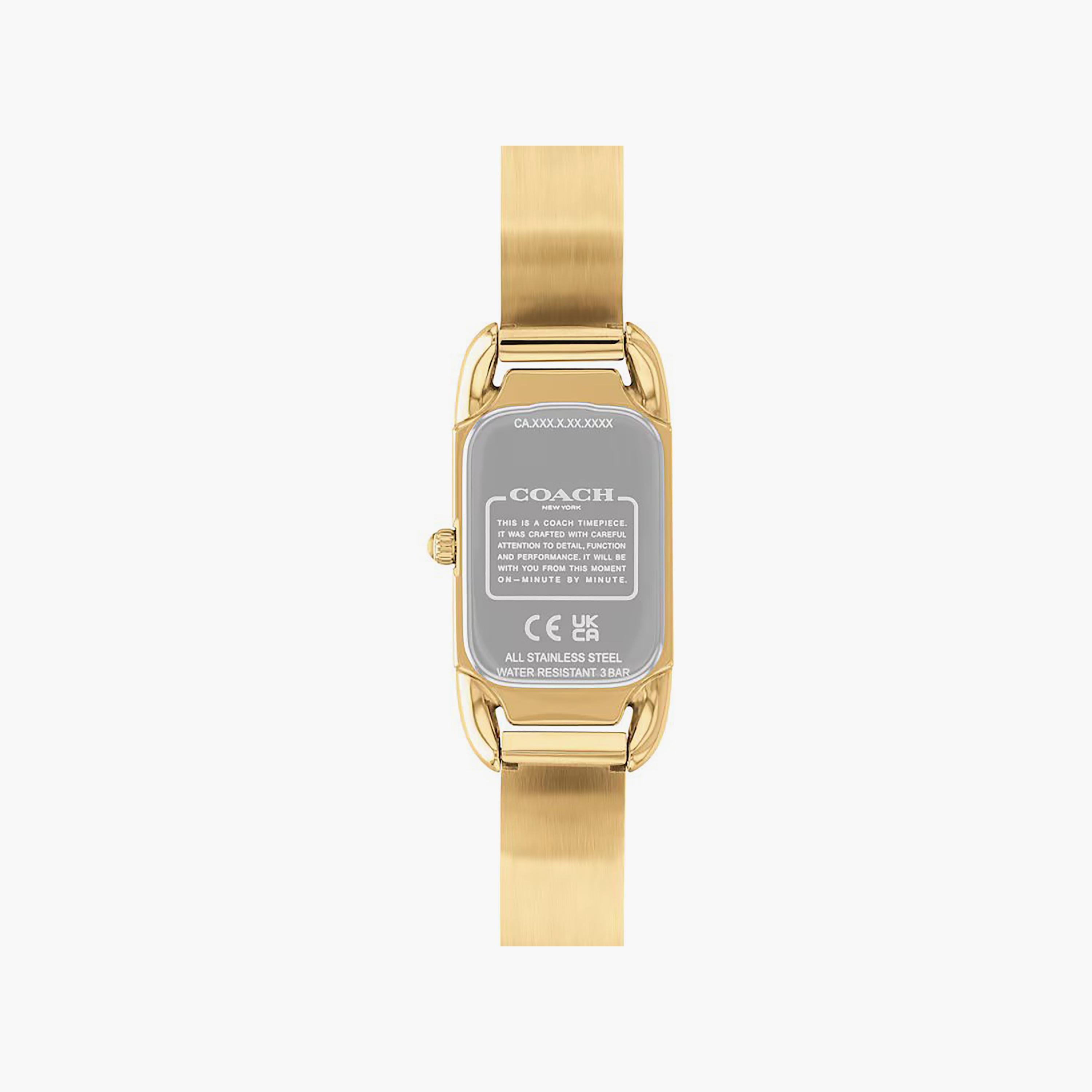 Coach Gold Analog Stainless Steel Strap Watch | 14504250-girls-accessories-watches-image-3