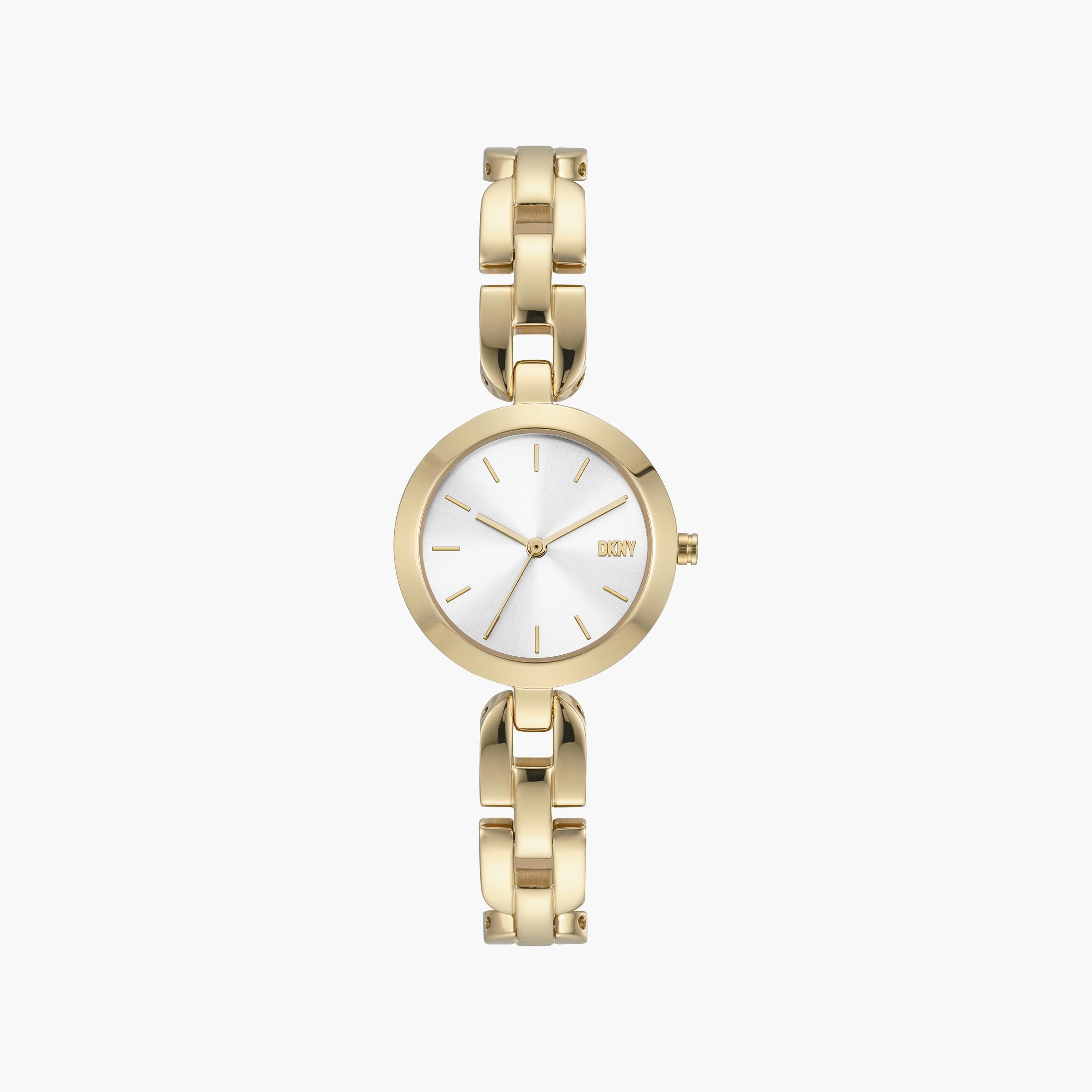 DKNY Gold Analog Stainless Steel Strap Watch | NY6638-girls-accessories-watches-image-1