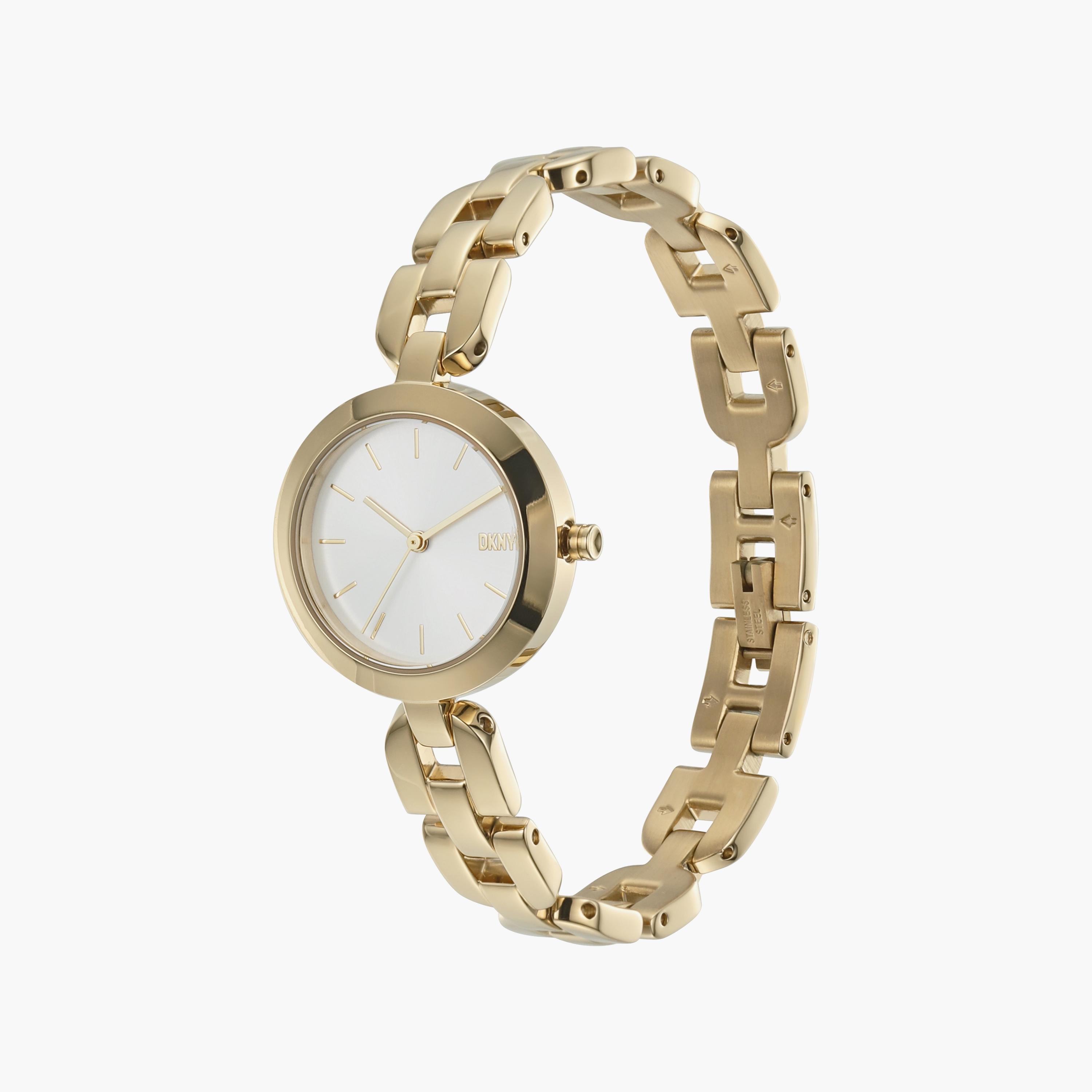 DKNY Gold Analog Stainless Steel Strap Watch | NY6638-girls-accessories-watches-image-2