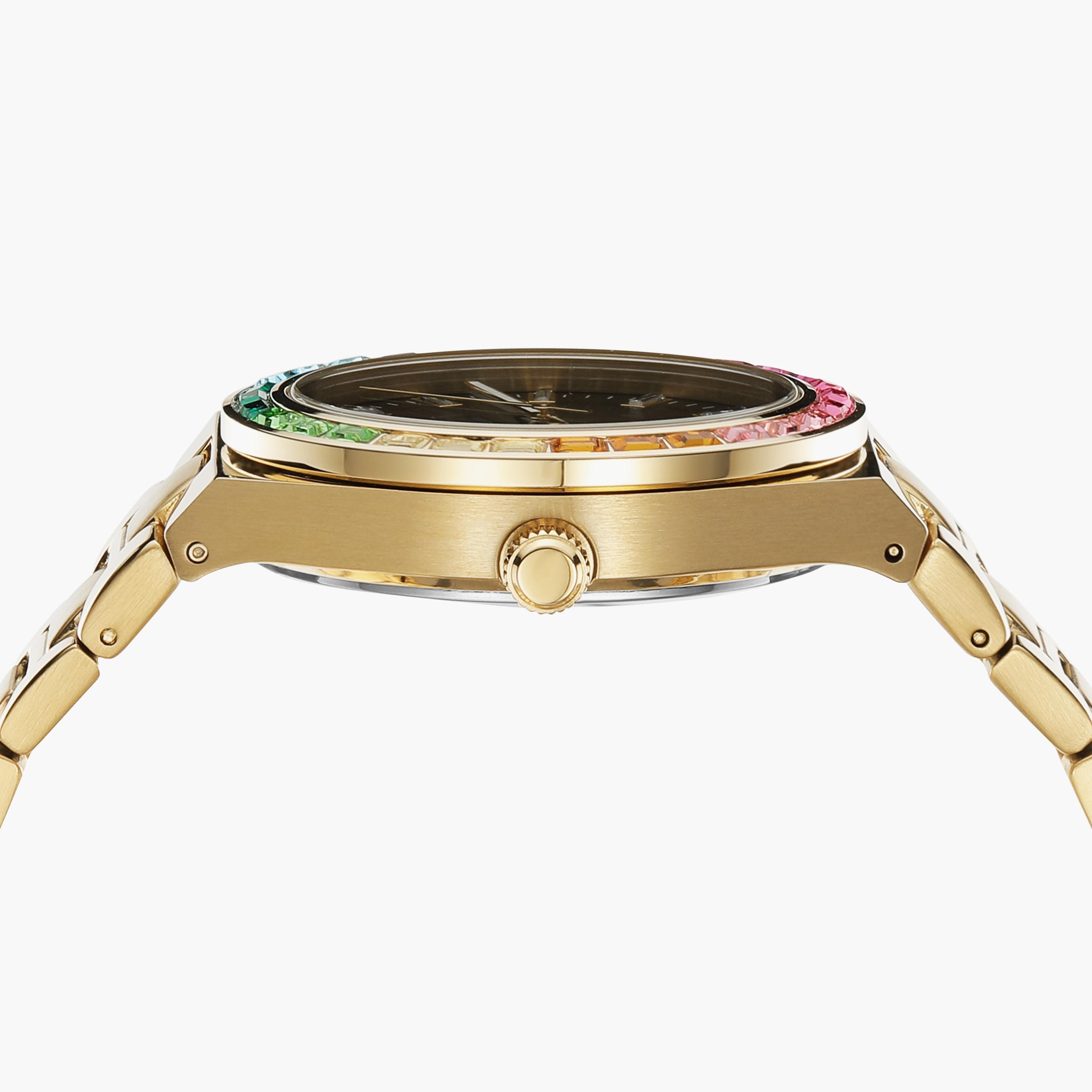 ساعة أنالوج ذهبية بسوار ستانلس ستيل للنساء مع 36 مم من فوسيل مع أساور | ES5311SET-women-watchesandjewellery-watches-image-2