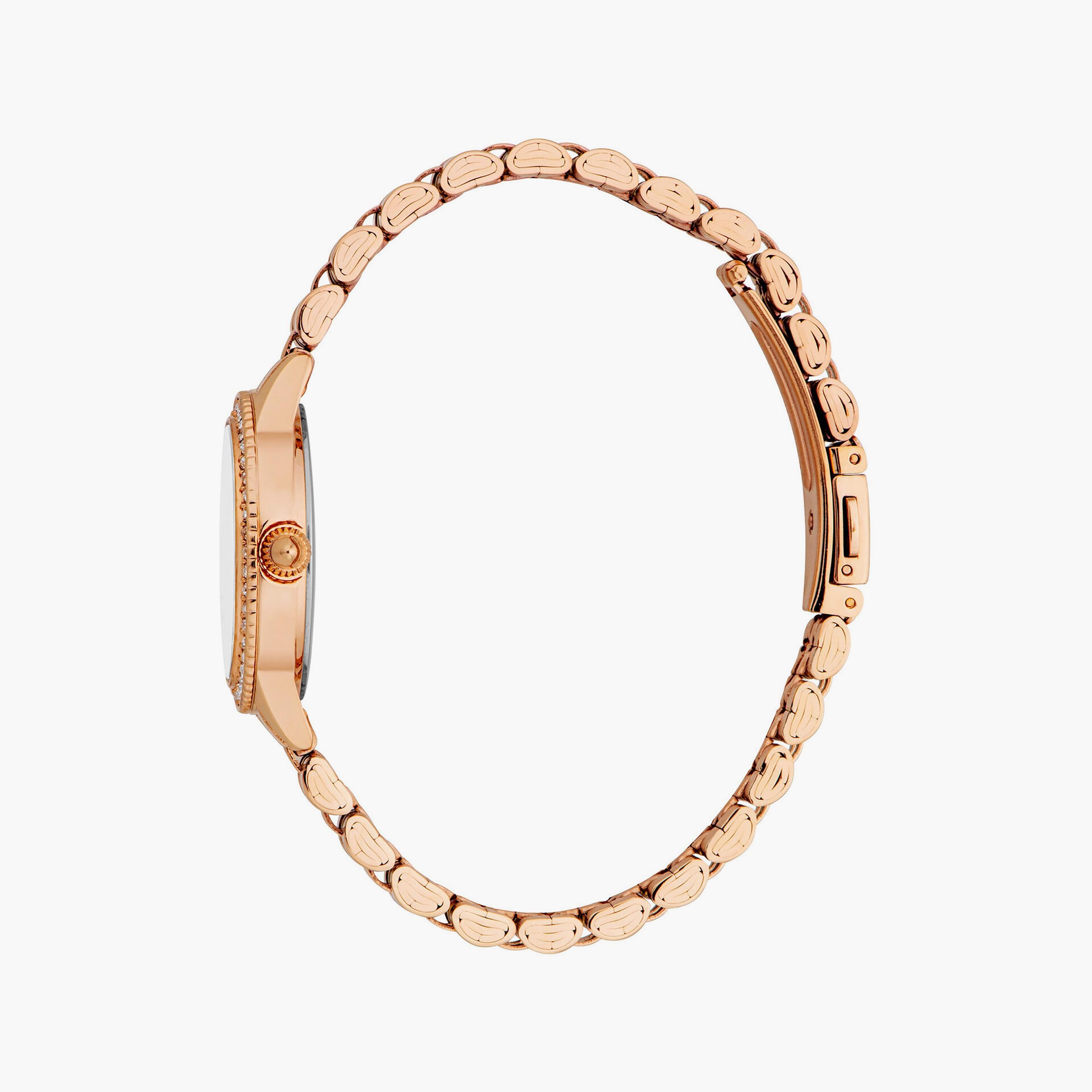 ساعة أنالوج ذهبية وردية بسوار ستانلس ستيل مع 30 مم من جاست كافالي | JC1L316M0075-girls-accessories-watches-image-2