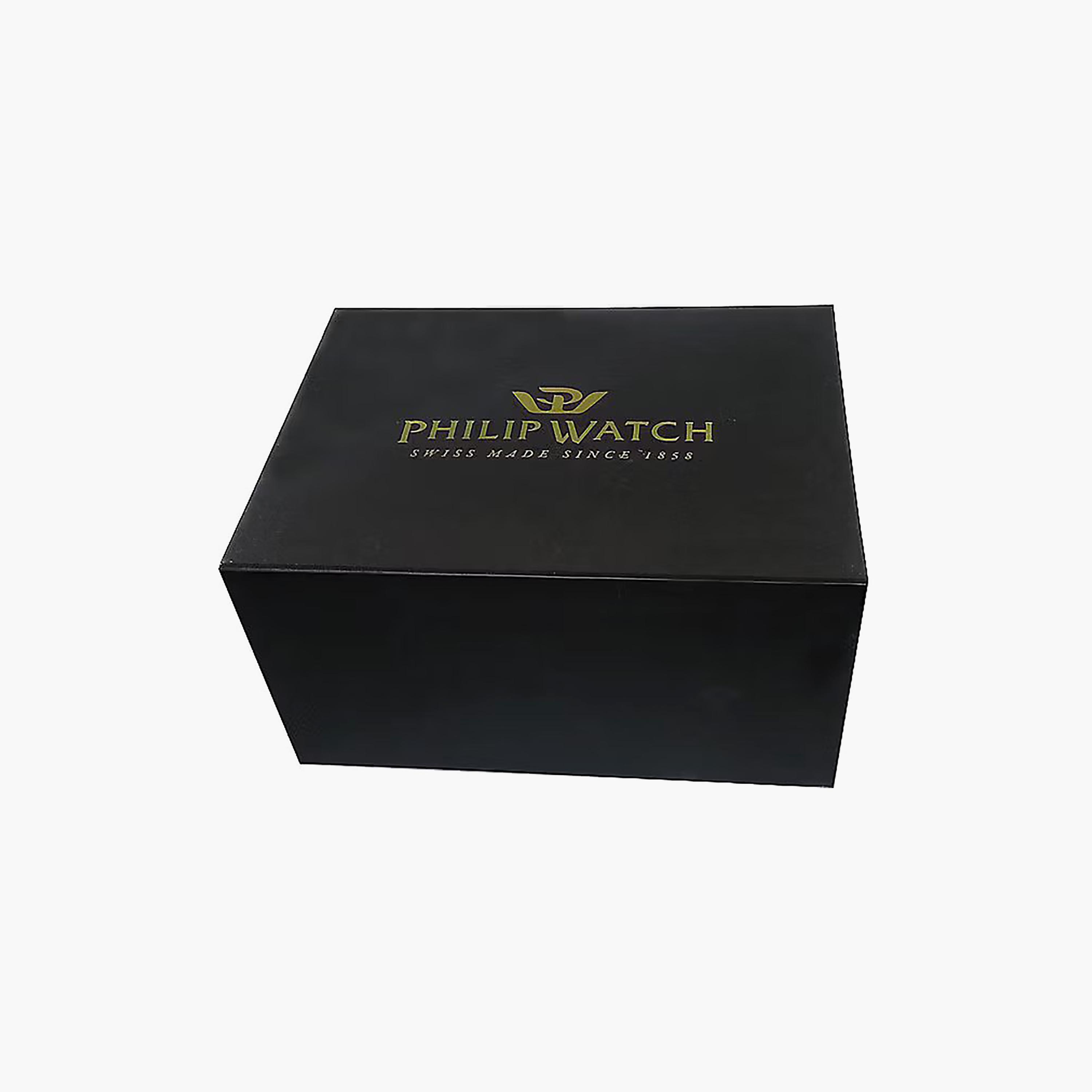 Philip Watch Men's Black Chronograph Stainless Steel Strap Watch | R8273995008-men-watchesandjewellery-watches-image-6