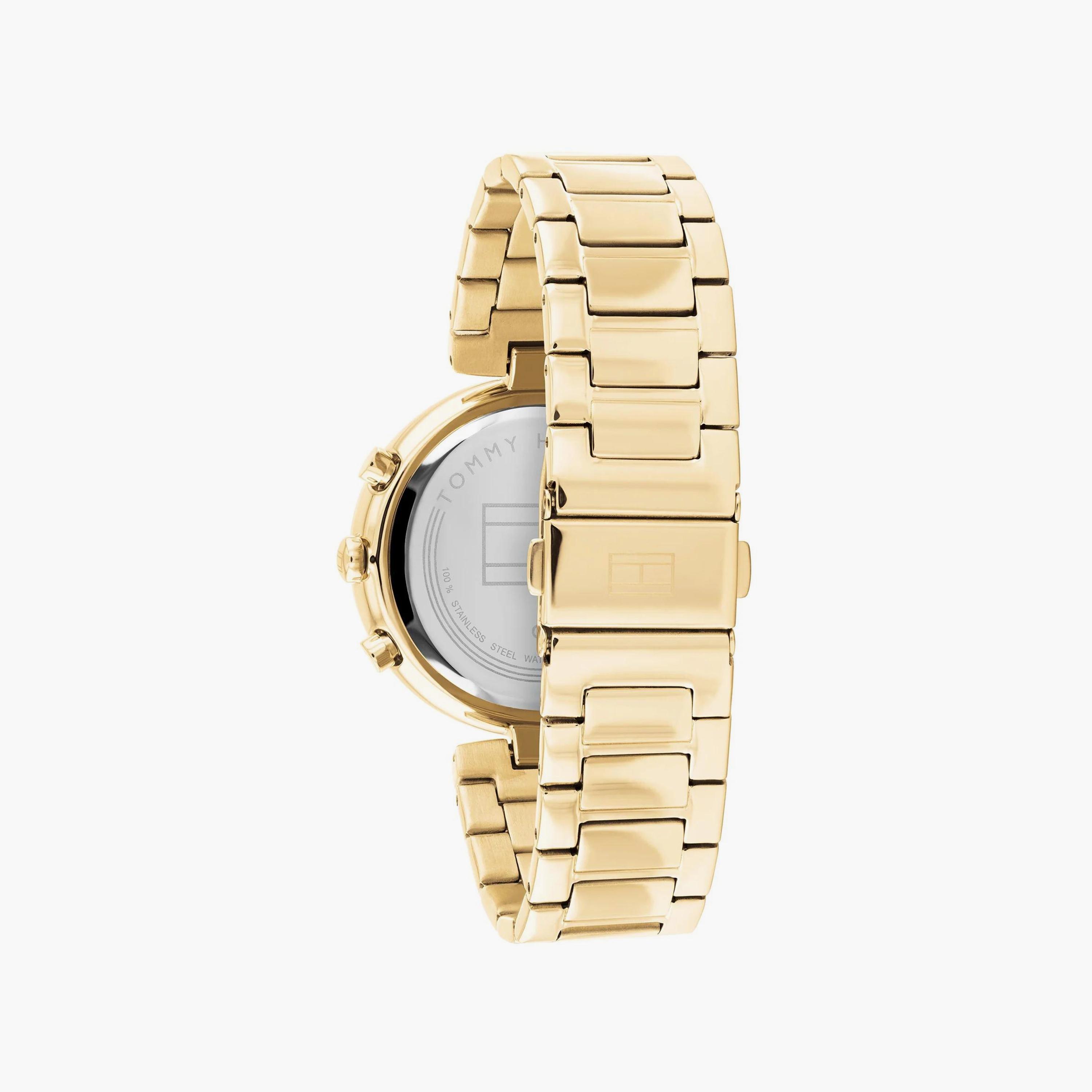 ساعة كرونوغراف ذهبية بسوار ستانلس ستيل مع 38 مم من تومي هيلفيغر للنساء | 1782392-women-watchesandjewellery-watches-image-3