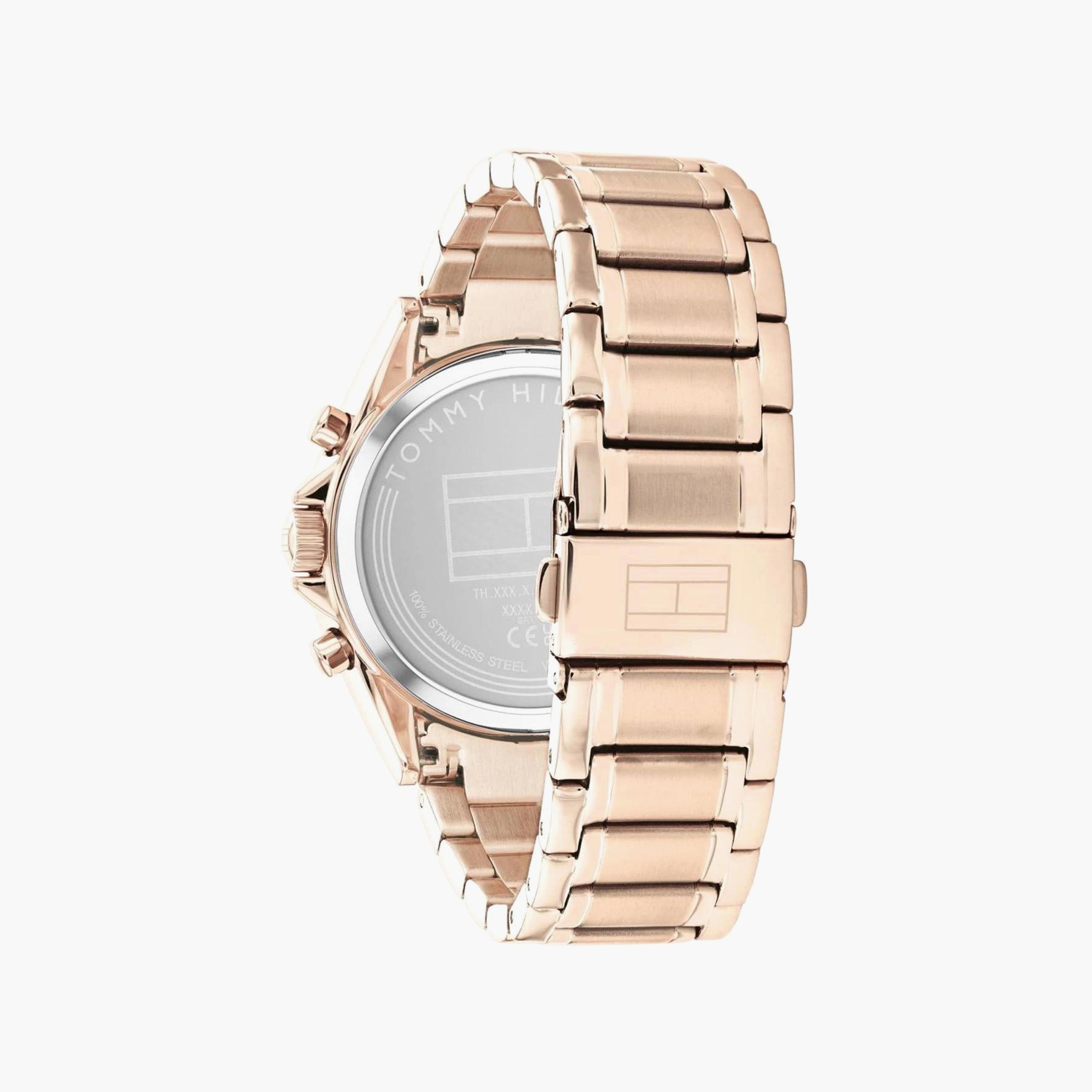Tommy Hilfiger Women's 40 MM Rose Gold Chronograph Stainless Steel Strap Watch | 1782558-women-watchesandjewellery-watches-image-3
