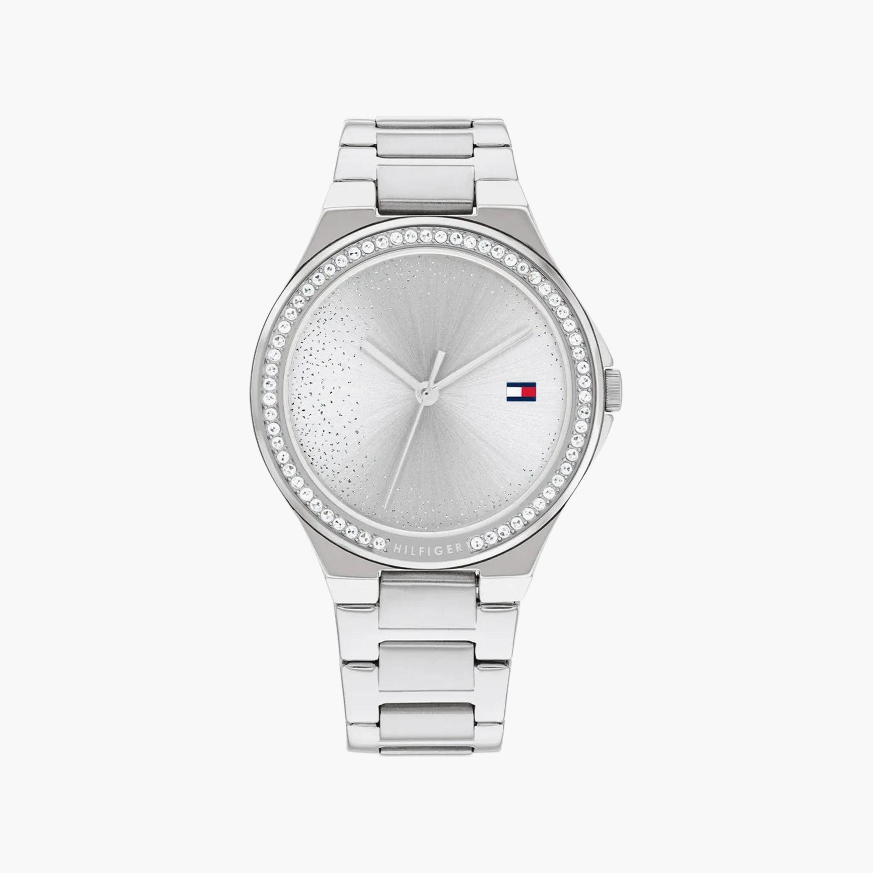 Tommy Hilfiger Women's 36 MM Silver Analog Stainless Steel Strap Watch | 1782641-women-watchesandjewellery-watches-image-1