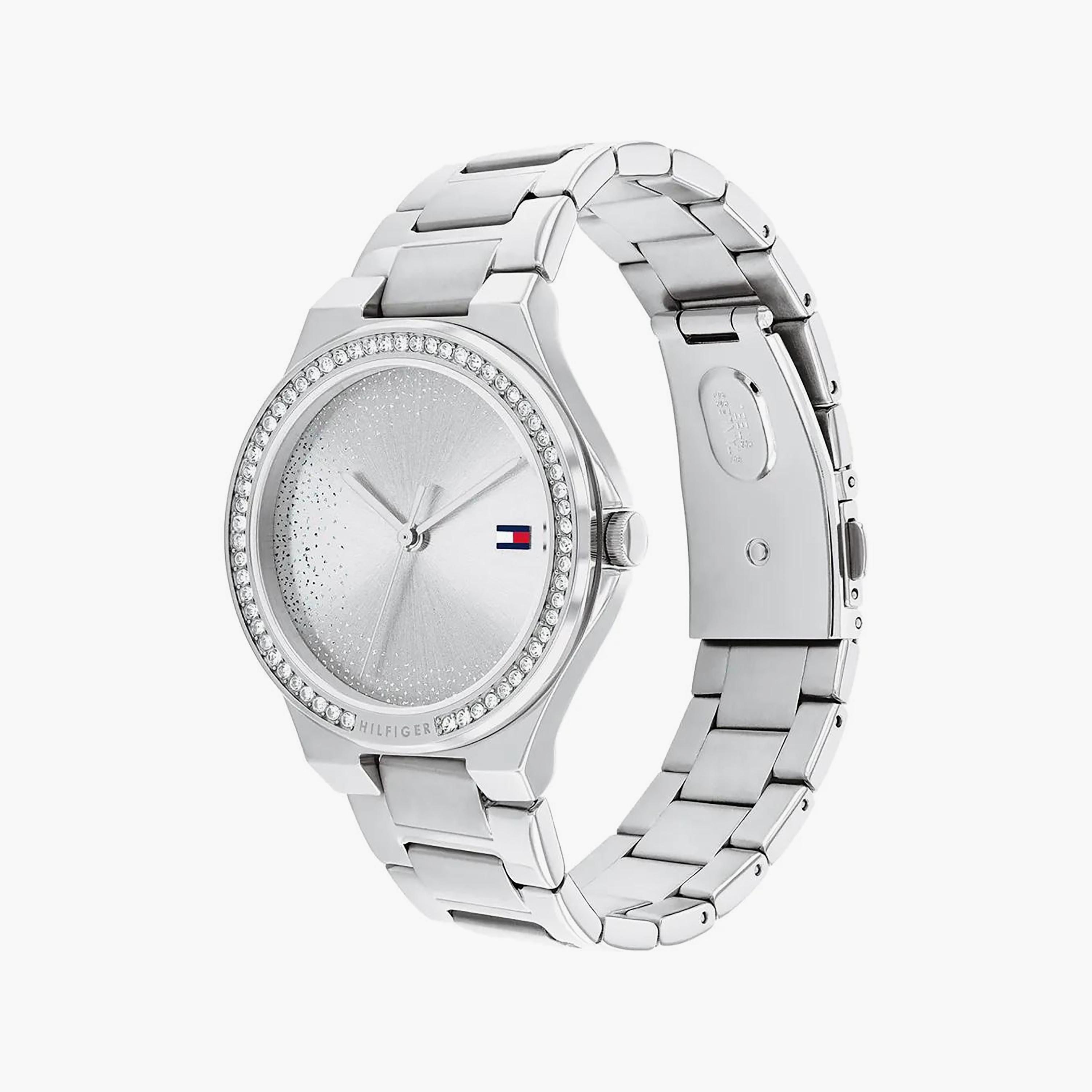 Tommy Hilfiger Women's 36 MM Silver Analog Stainless Steel Strap Watch | 1782641-women-watchesandjewellery-watches-image-2
