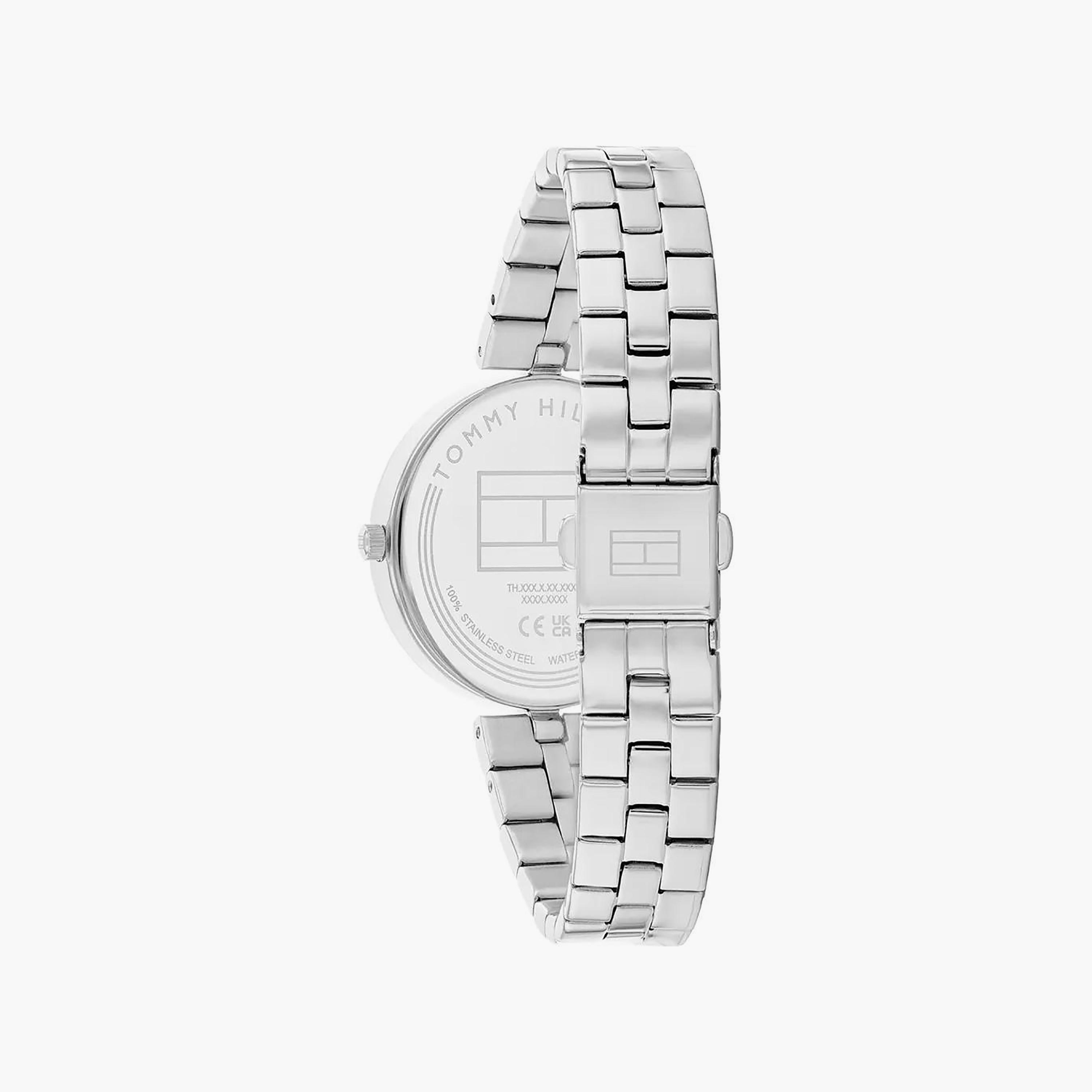 ساعة انالوج من تومي هيلفيغر للنساء مع 34 مم بلون فضي بسوار ستانلس ستيل | 1782683-women-watchesandjewellery-watches-image-3