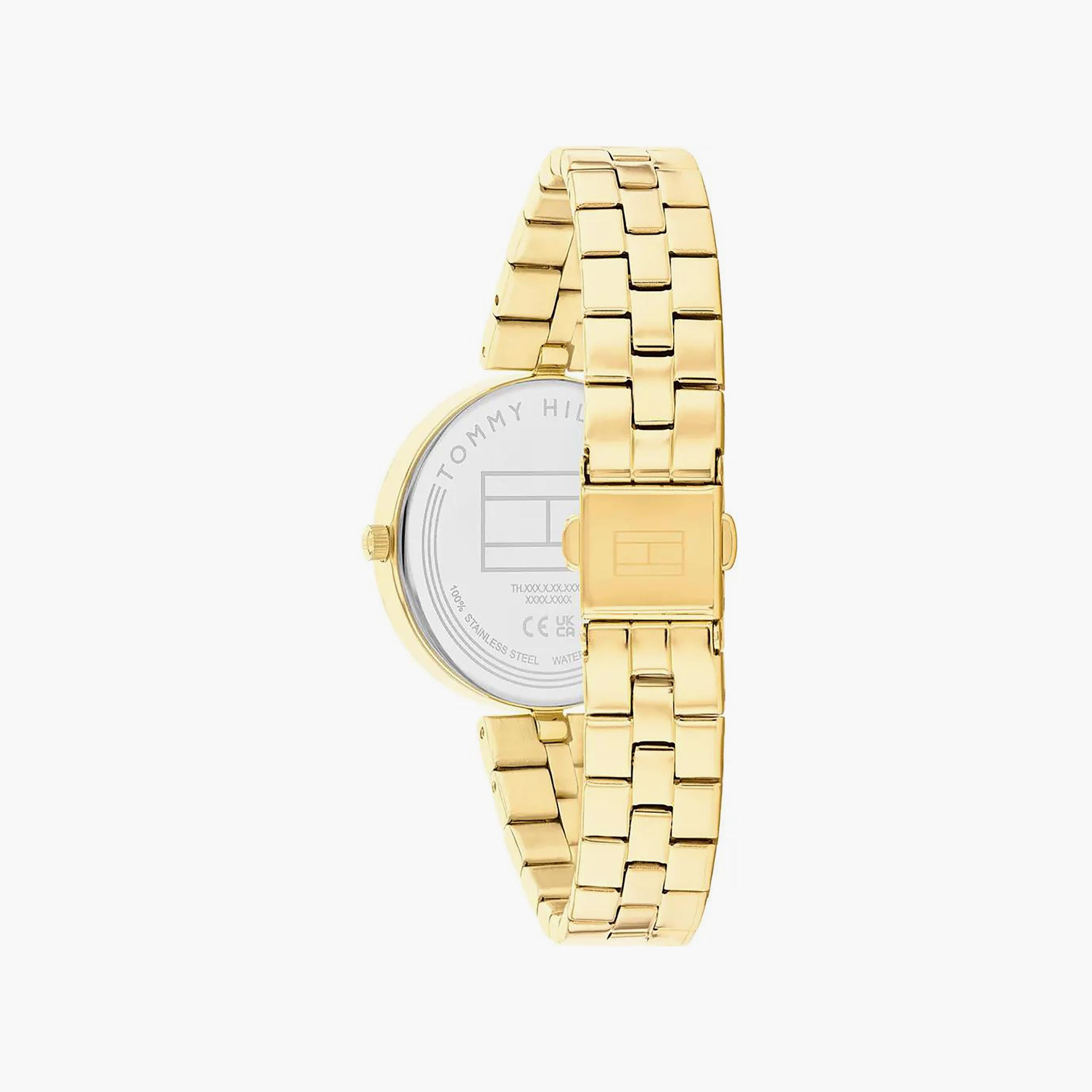 Tommy Hilfiger Women's 34 MM Gold Analog Stainless Steel Strap Watch | 1782685-women-watchesandjewellery-watches-image-3