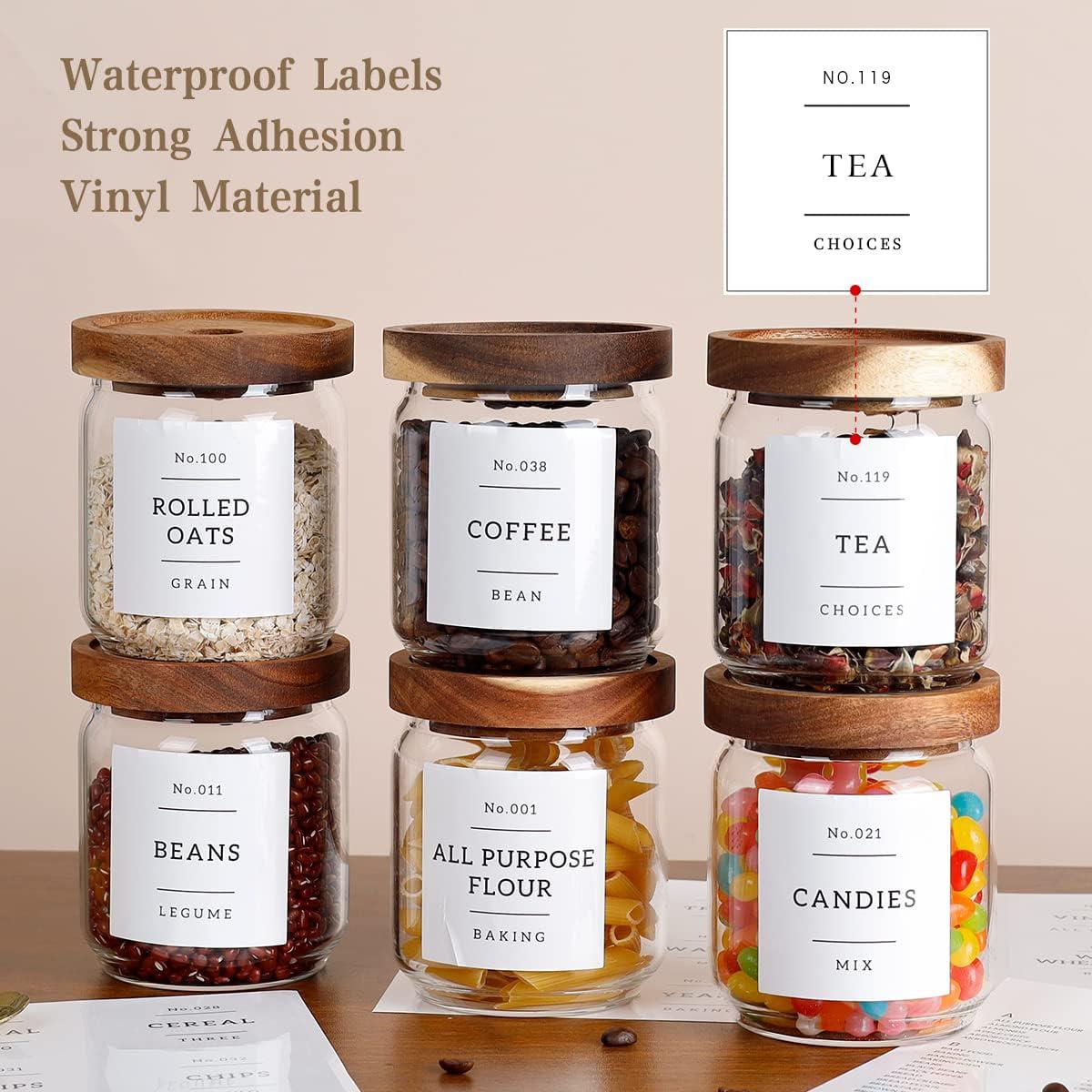 Quesera 8-Piece Glass Jar Set - 450 ml