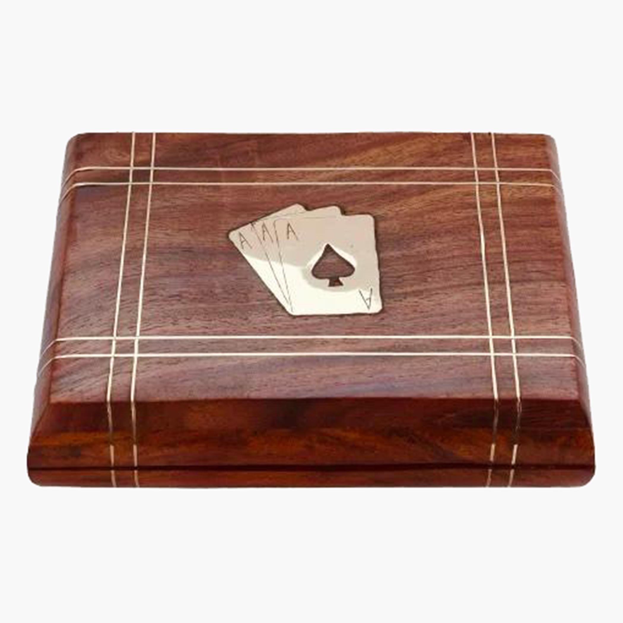 Quesera 3-Piece Decorative Box and Playing Card Set