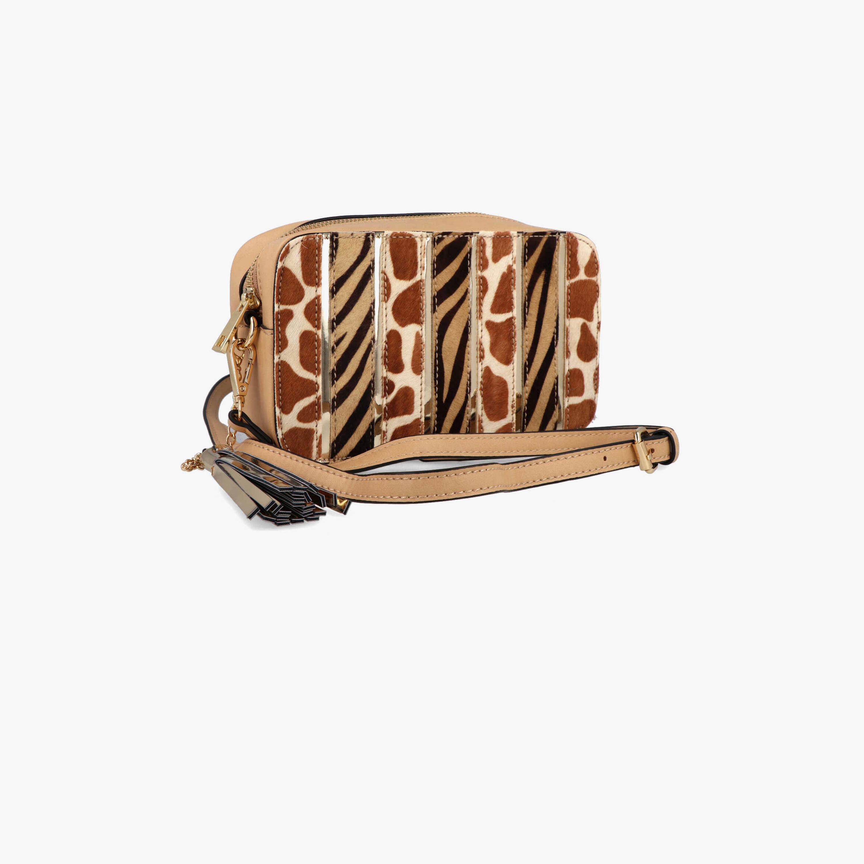 Menbur Animal Print Crossbody Bag With Adjustable Strap In Brown-women-bagsandwallets-handbags-image-2