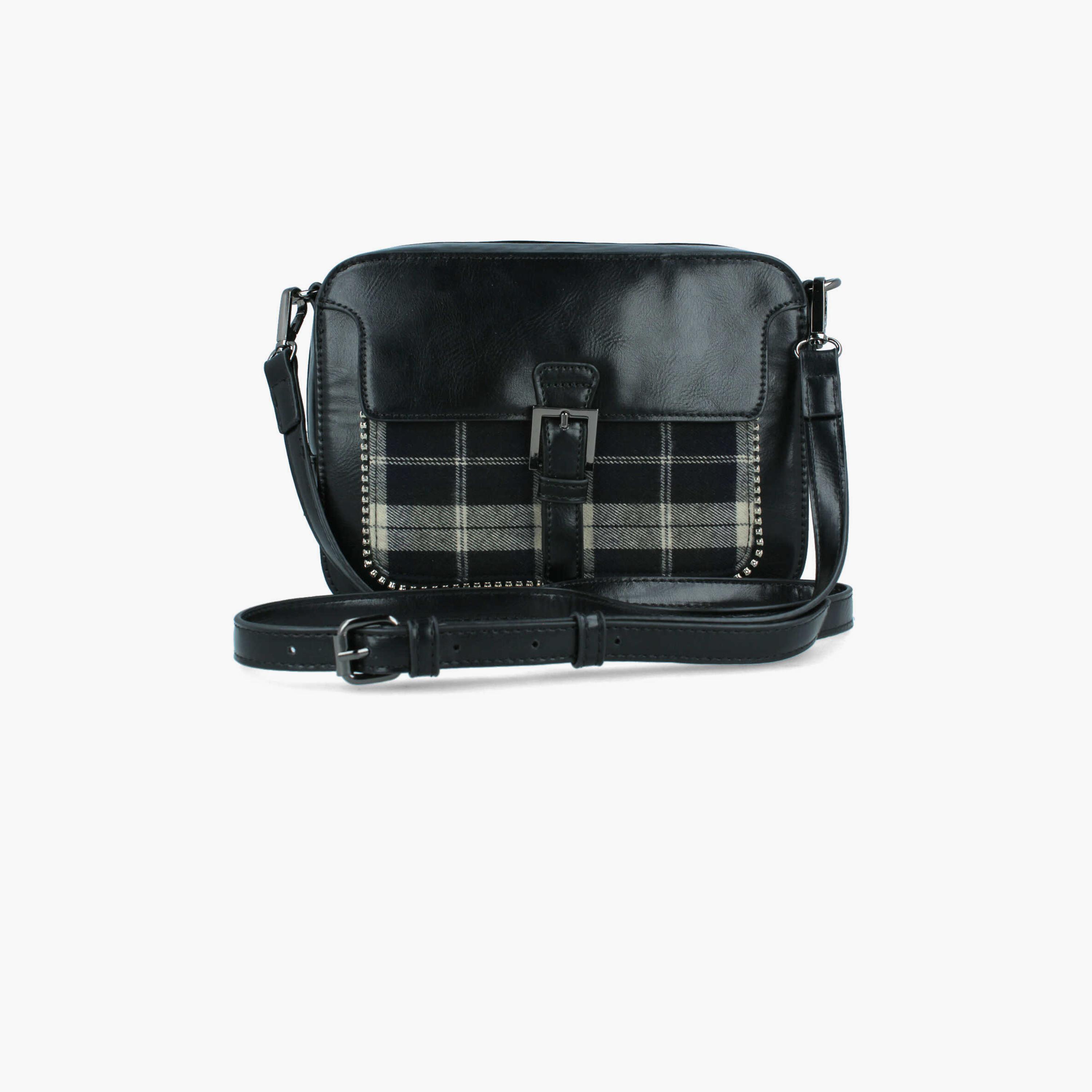 Menbur Printed Crossbody Bag With Adjustable Strap In Black-women-bagsandwallets-handbags-image-1
