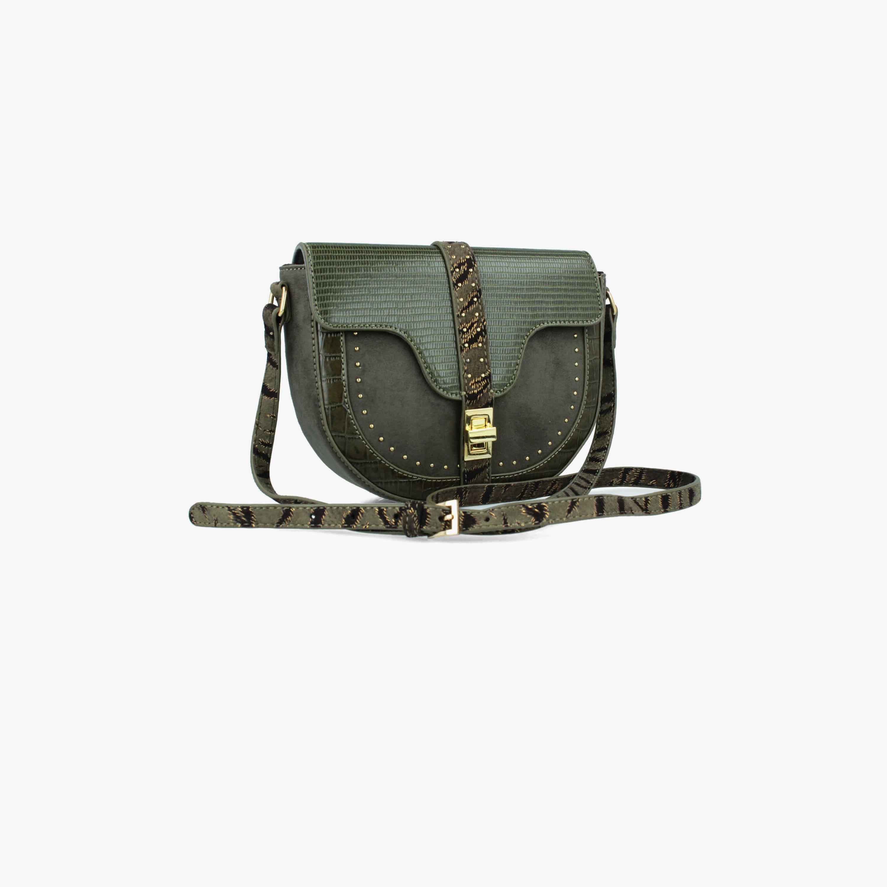 Menbur Animal Print Crossbody Bag With Adjustable Strap In Brown-women-bagsandwallets-handbags-image-2