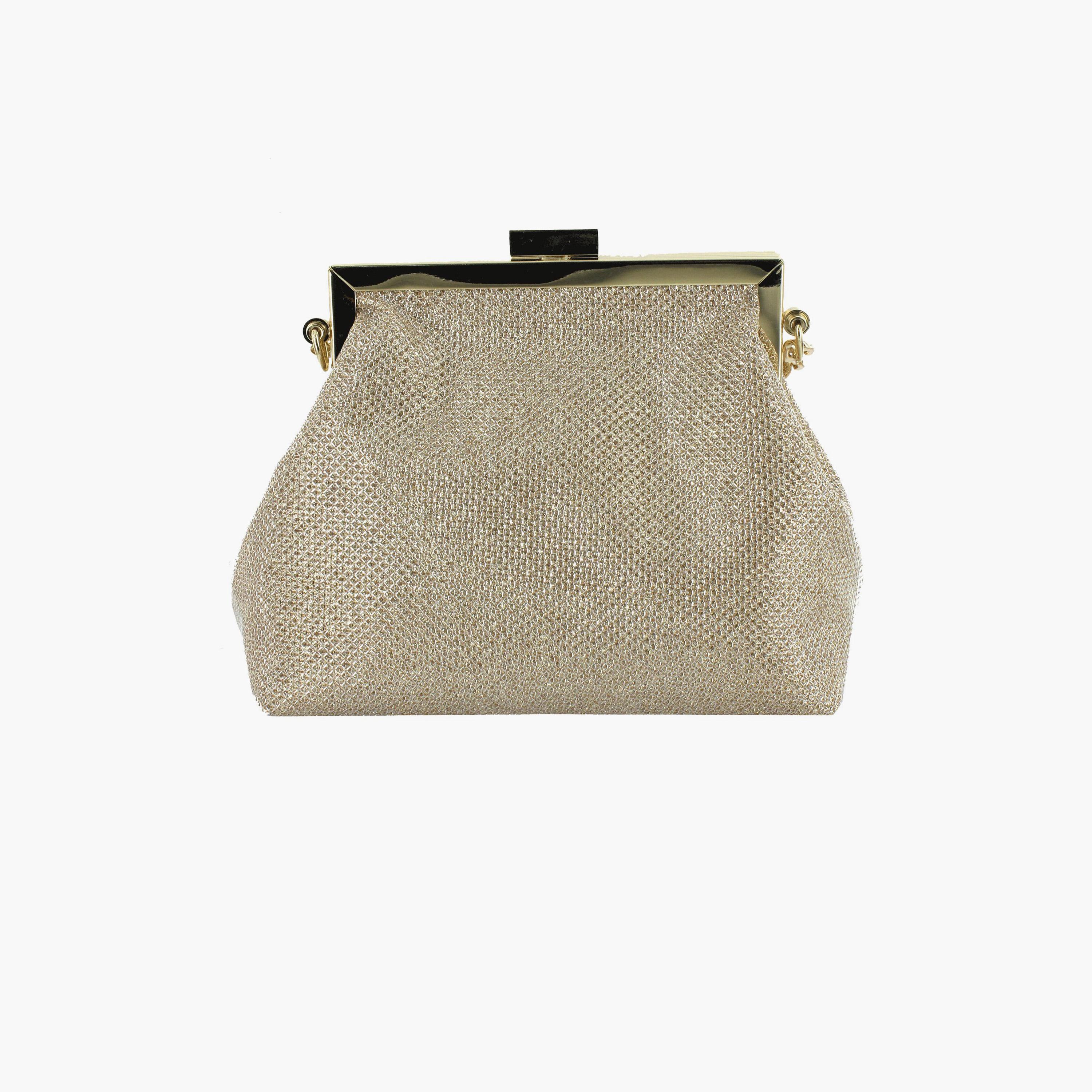 Menbur Textured Clutch With Chain Strap In Silver-women-bagsandwallets-wallets-image-2