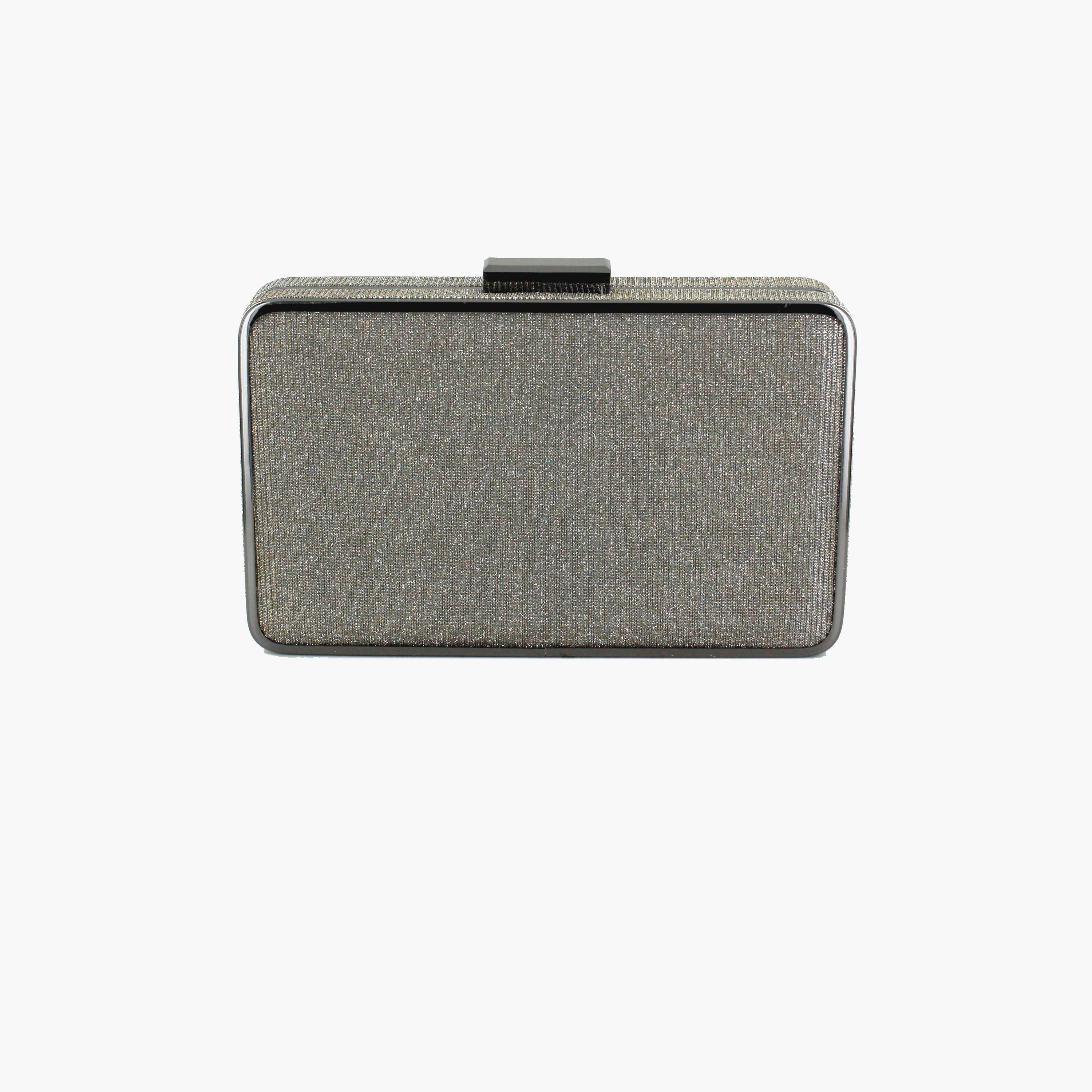 Menbur Embellished Clutch With Cut-Out Design In Grey-women-bagsandwallets-wallets-image-3