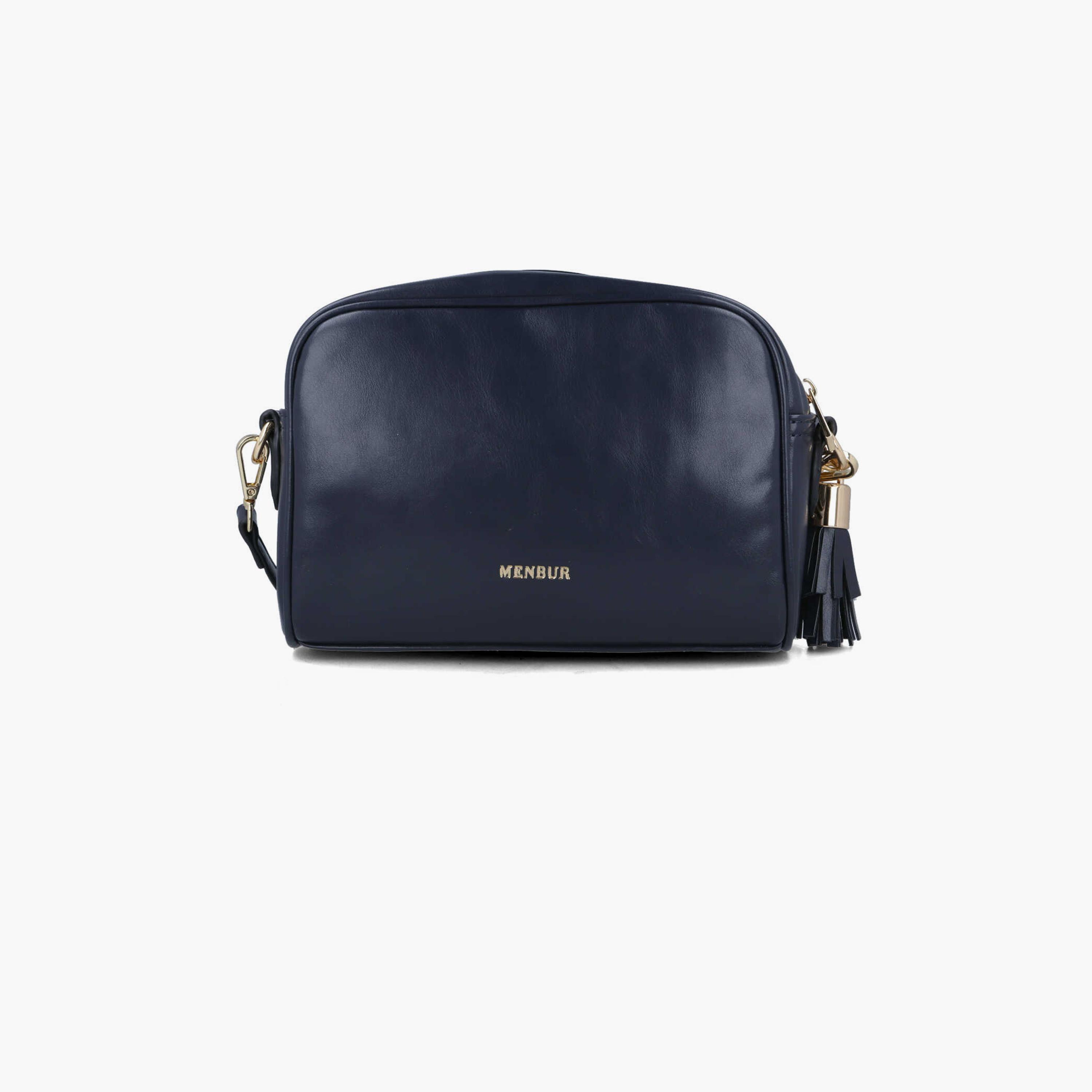 Menbur Textured Crossbody Bag With Adjustable Strap In Blue-women-bagsandwallets-handbags-image-3