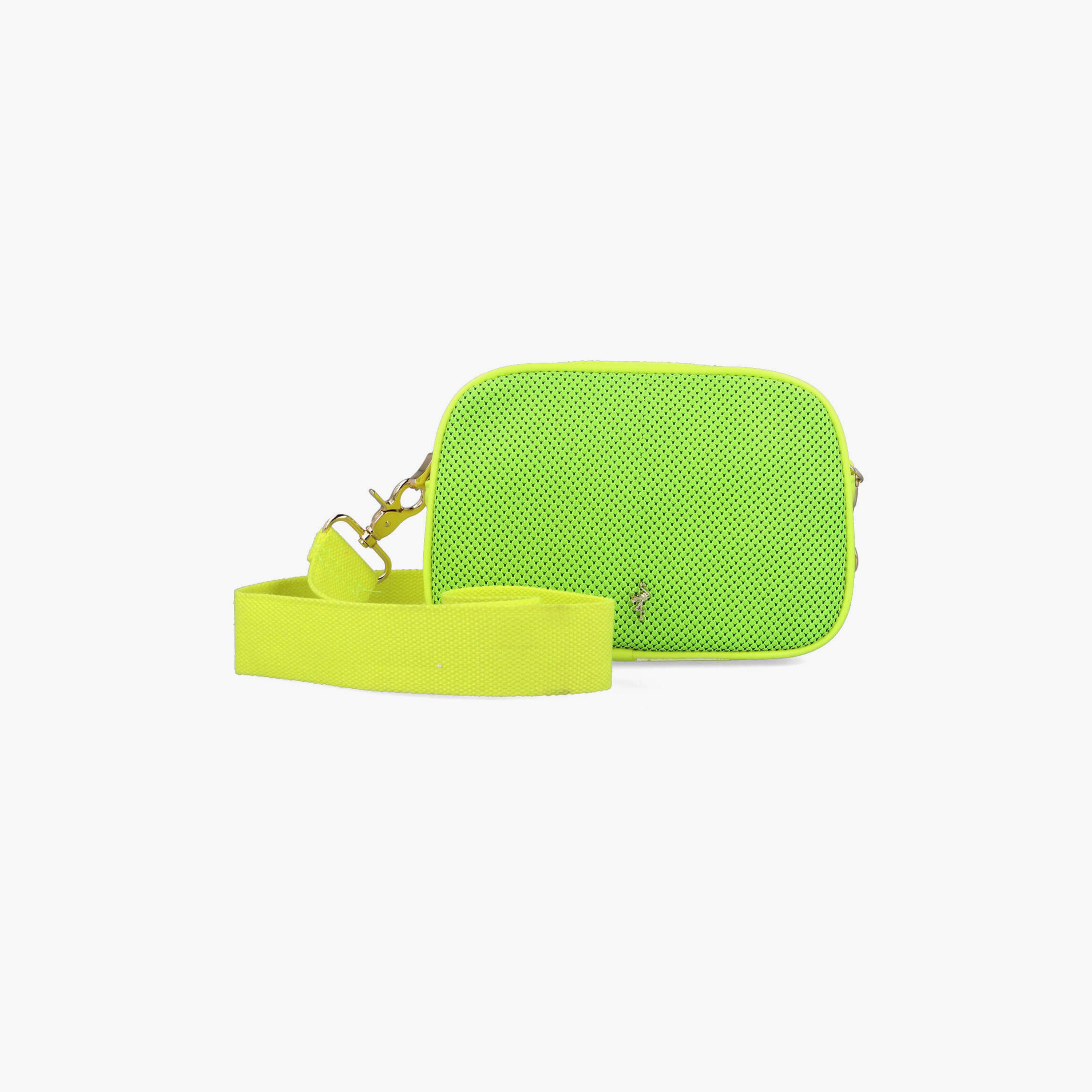 Menbur Textured Crossbody Bag With Removable Strap In Yellow-women-bagsandwallets-handbags-image-1