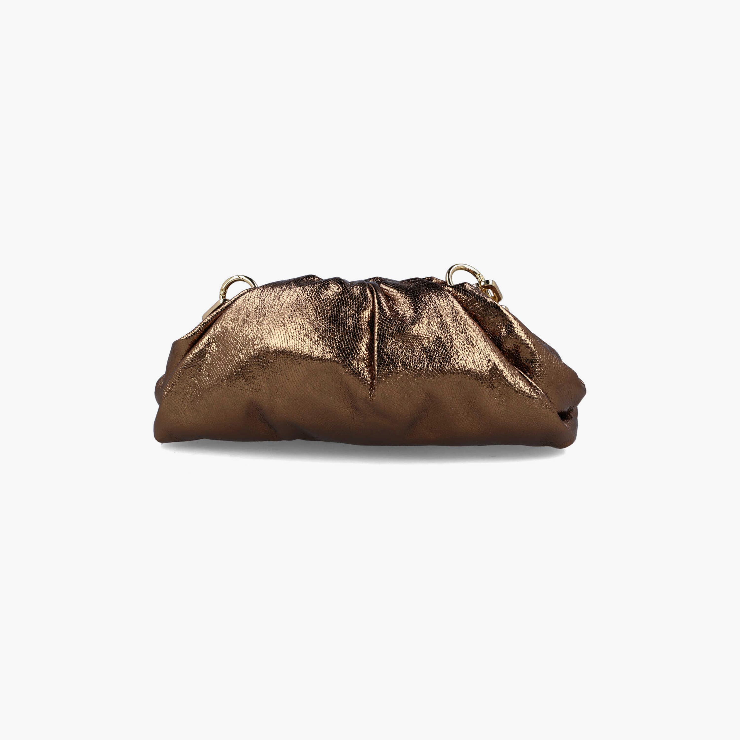 Menbur Textured Clutch With Metallic Design In Brown-women-bagsandwallets-wallets-image-3