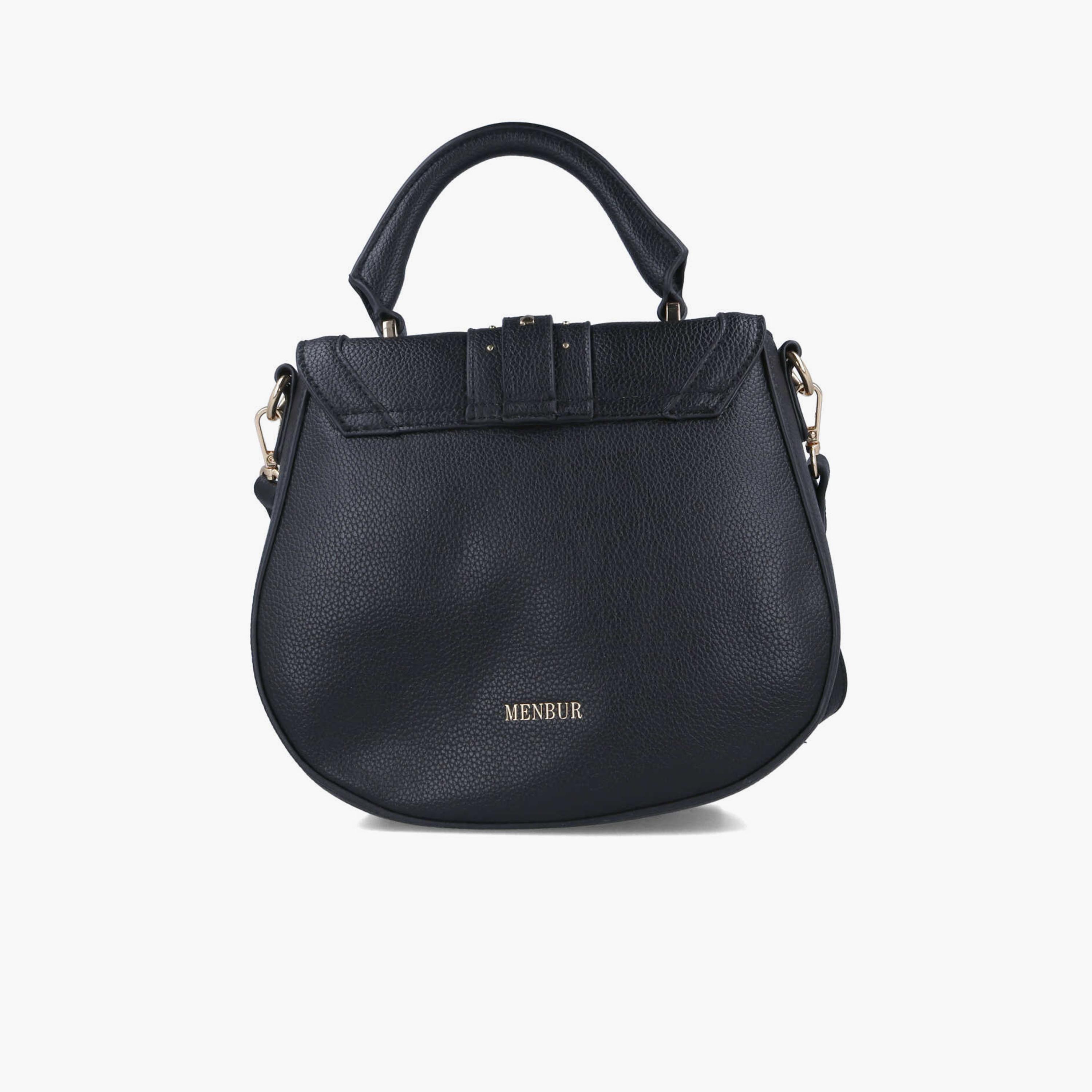 Menbur Textured Crossbody Bag With Studded Design In Black-women-bagsandwallets-handbags-image-3