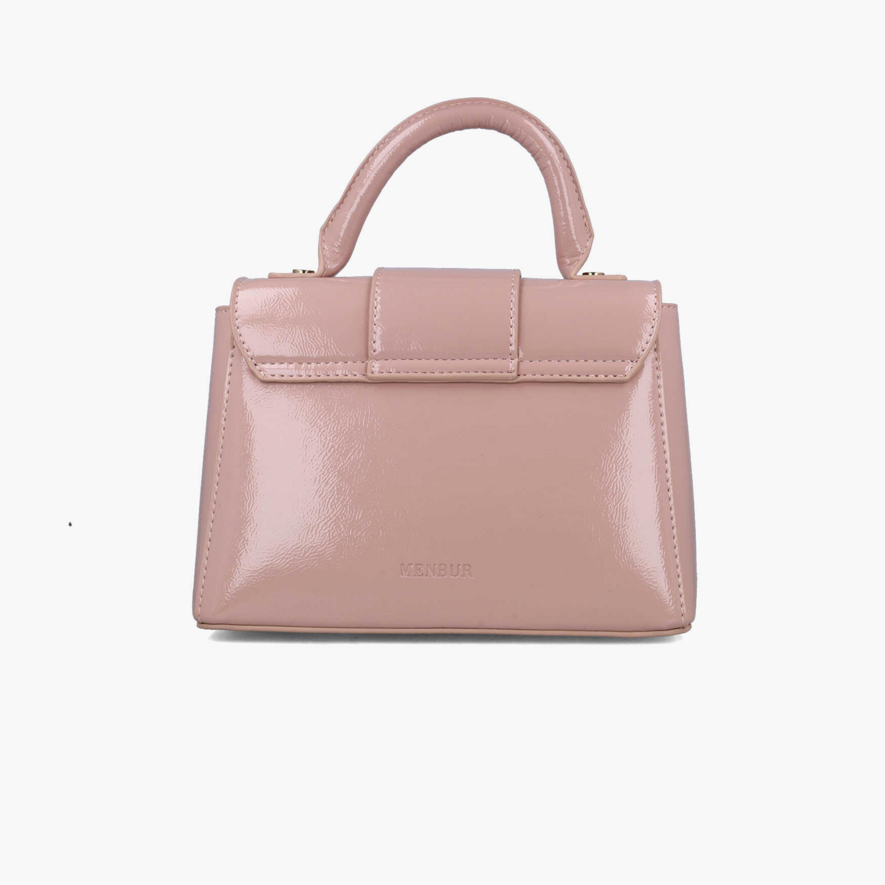 Menbur Textured Crossbody Bag With Removable Strap In Nude-women-bagsandwallets-handbags-image-3