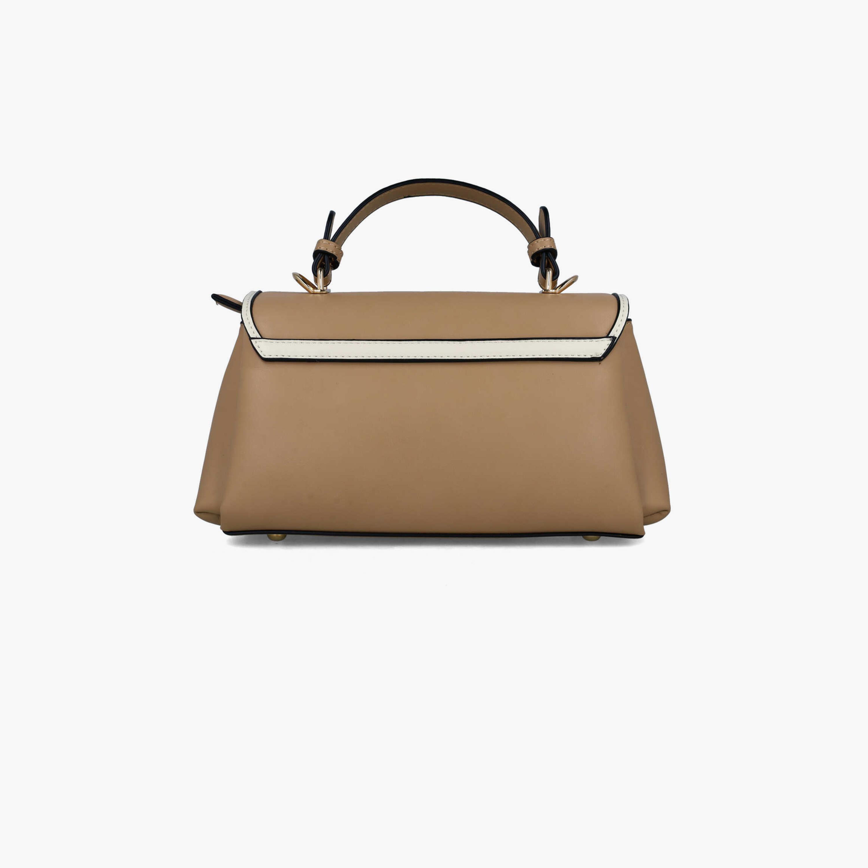 Menbur Plain Crossbody Bag With Removable Strap In Beige-women-bagsandwallets-handbags-image-3