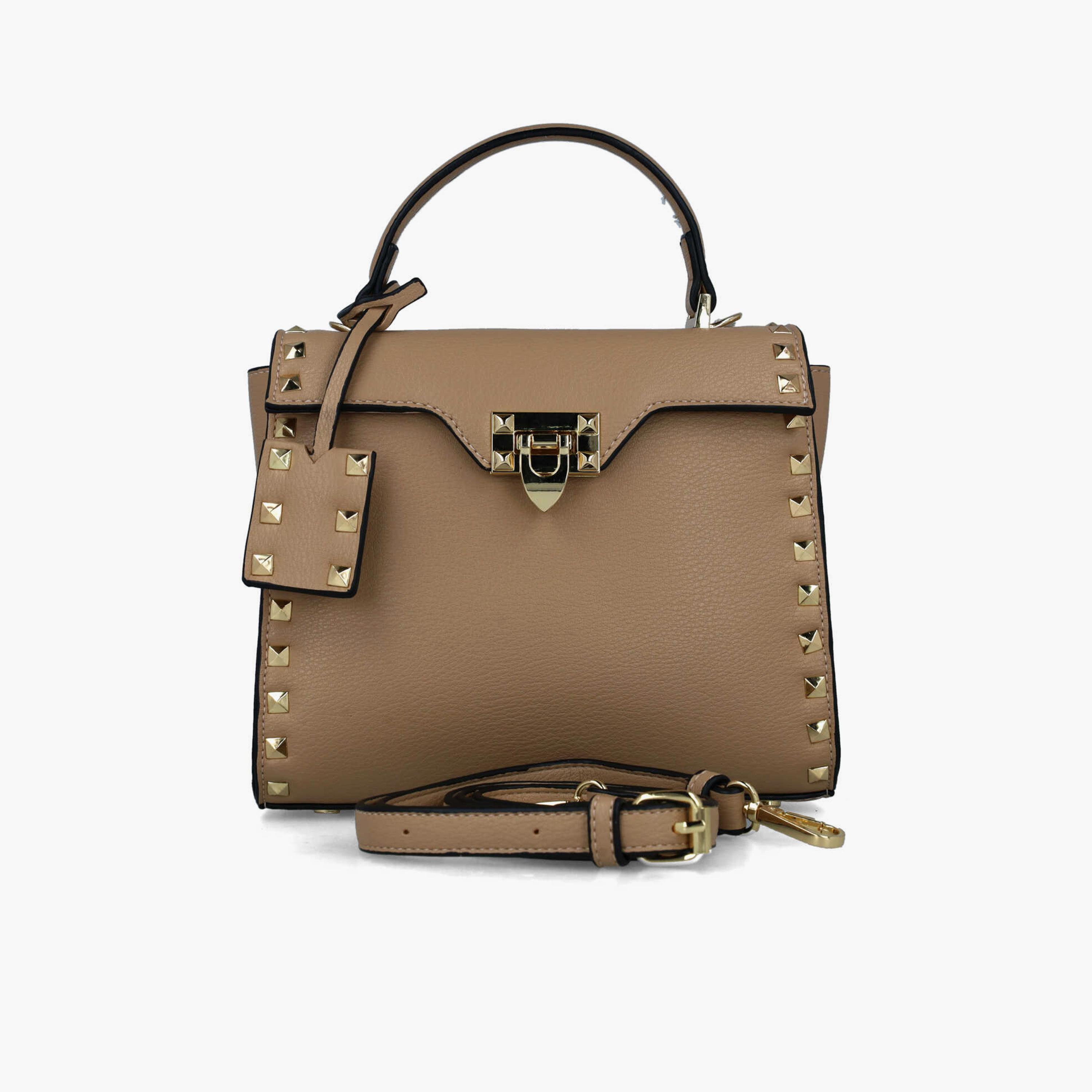 Menbur Embellished Crossbody Bag With Removable Strap In Beige-women-bagsandwallets-handbags-image-1
