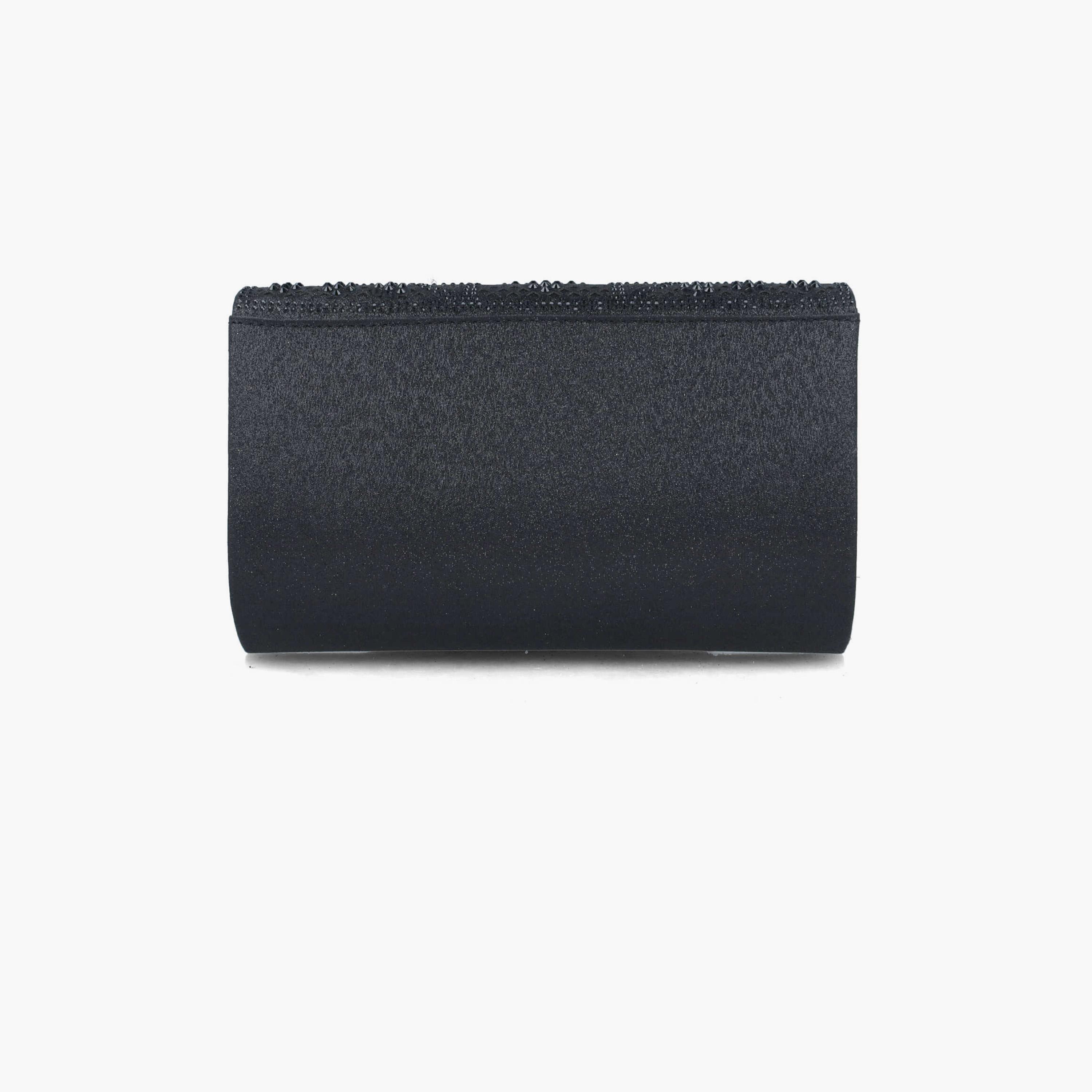 Menbur Embellished Clutch With Envelop Type In Black-women-bagsandwallets-wallets-image-3