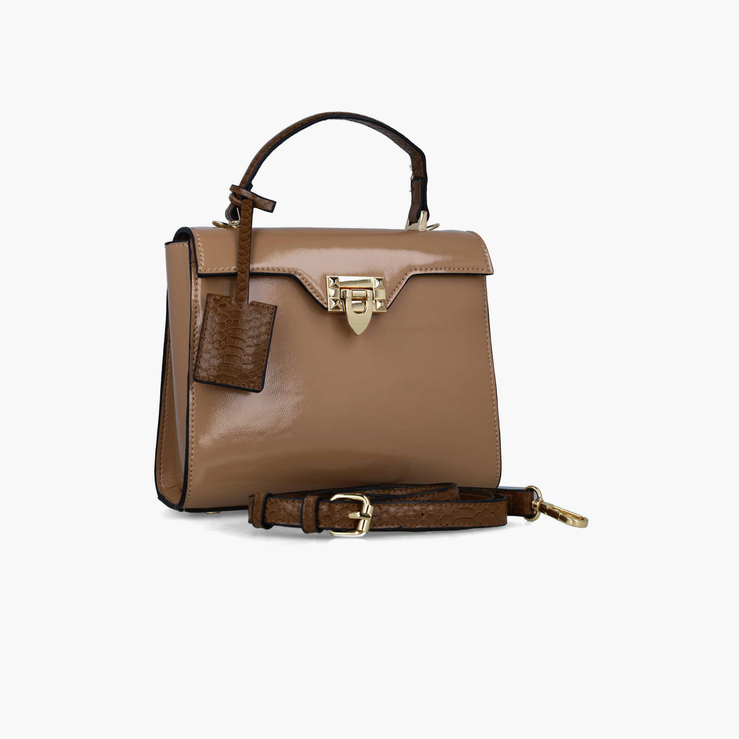 Menbur Textured Crossbody Bag With Removable Strap In Brown-women-bagsandwallets-handbags-image-2
