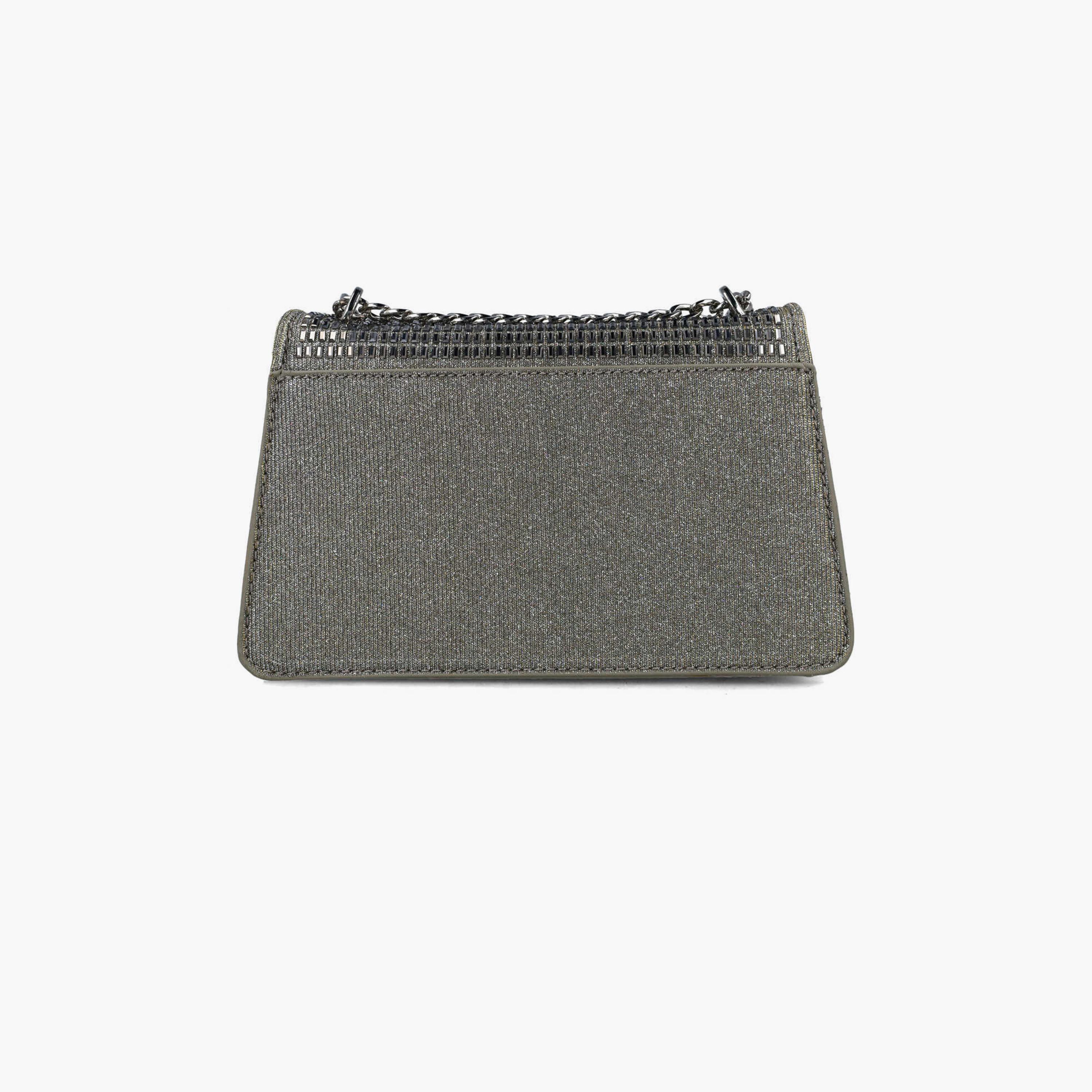 Menbur Embellished Crossbody Bag With Chain Strap In Grey-women-bagsandwallets-handbags-image-3