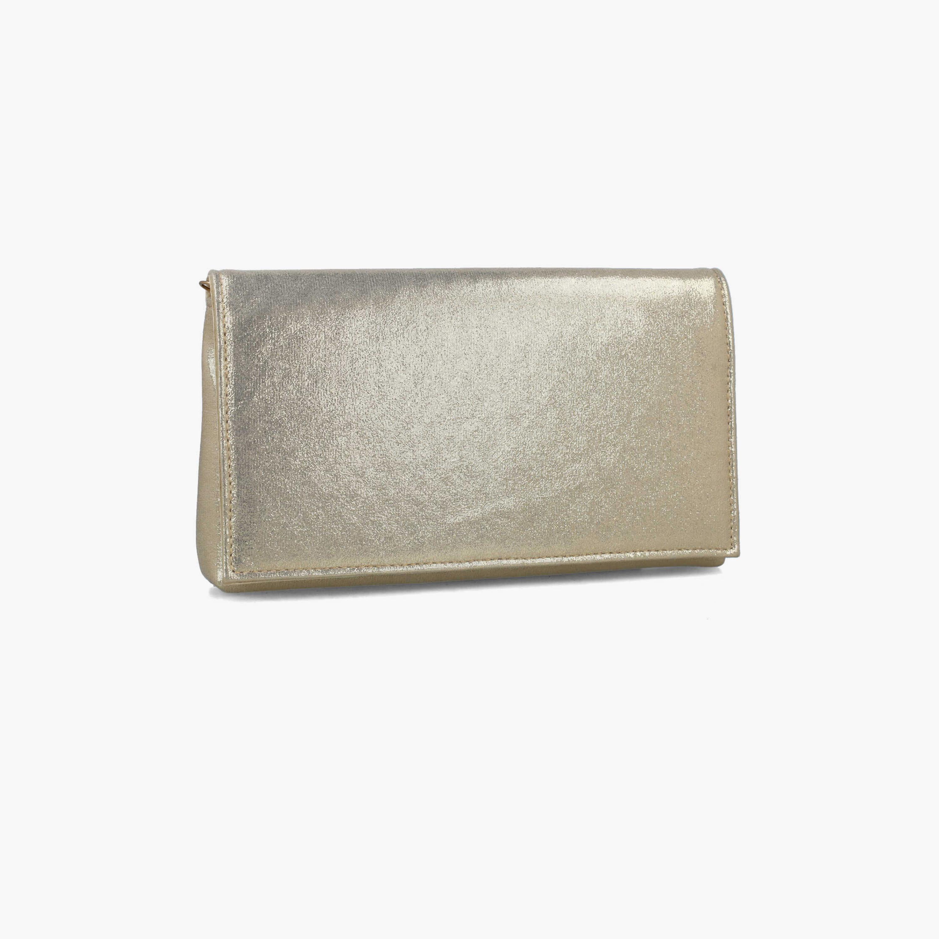 Menbur Textured Clutch With Envelop Type In Gold-women-bagsandwallets-wallets-image-2