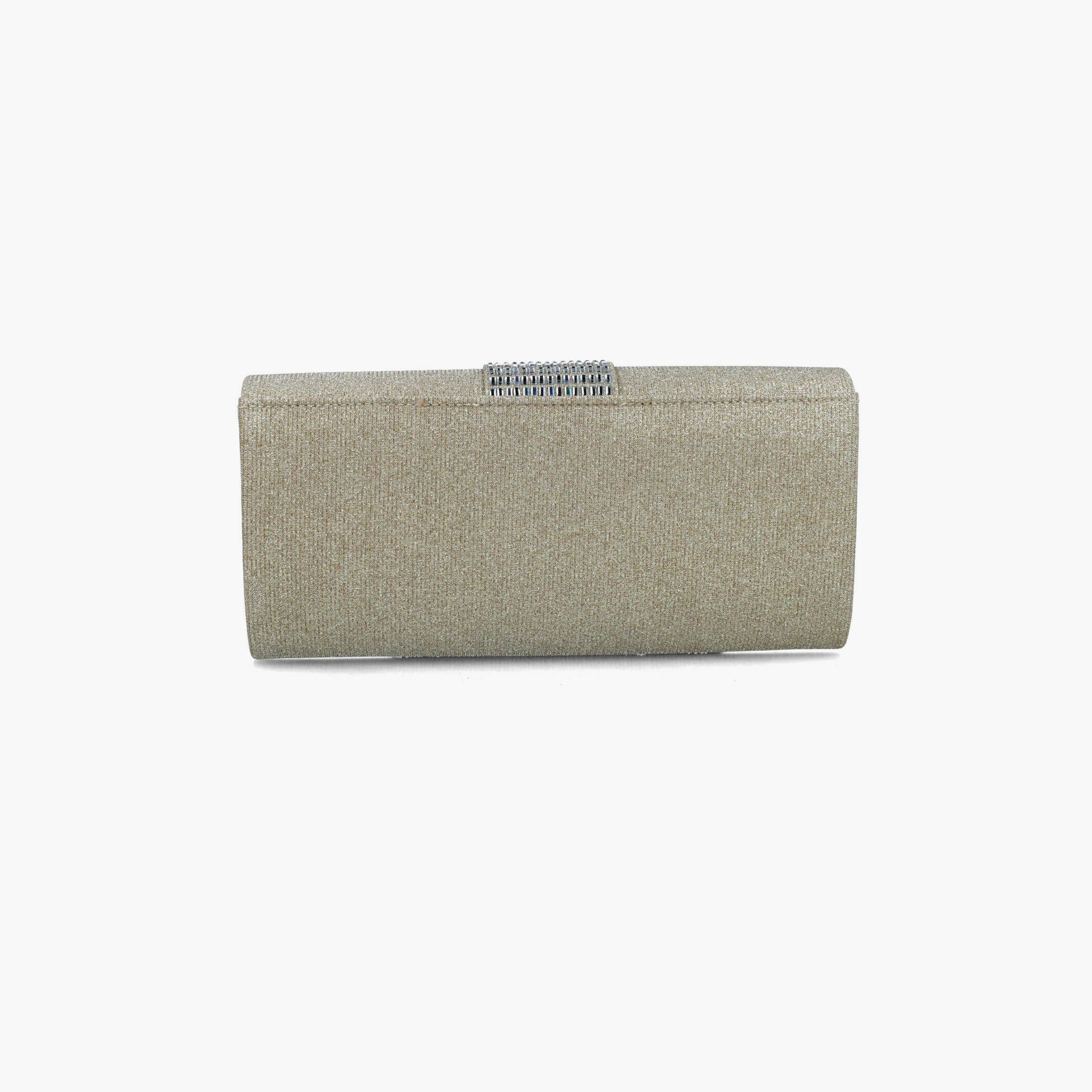 Menbur Clutch With Embellished Design In Gold-women-bagsandwallets-wallets-image-3