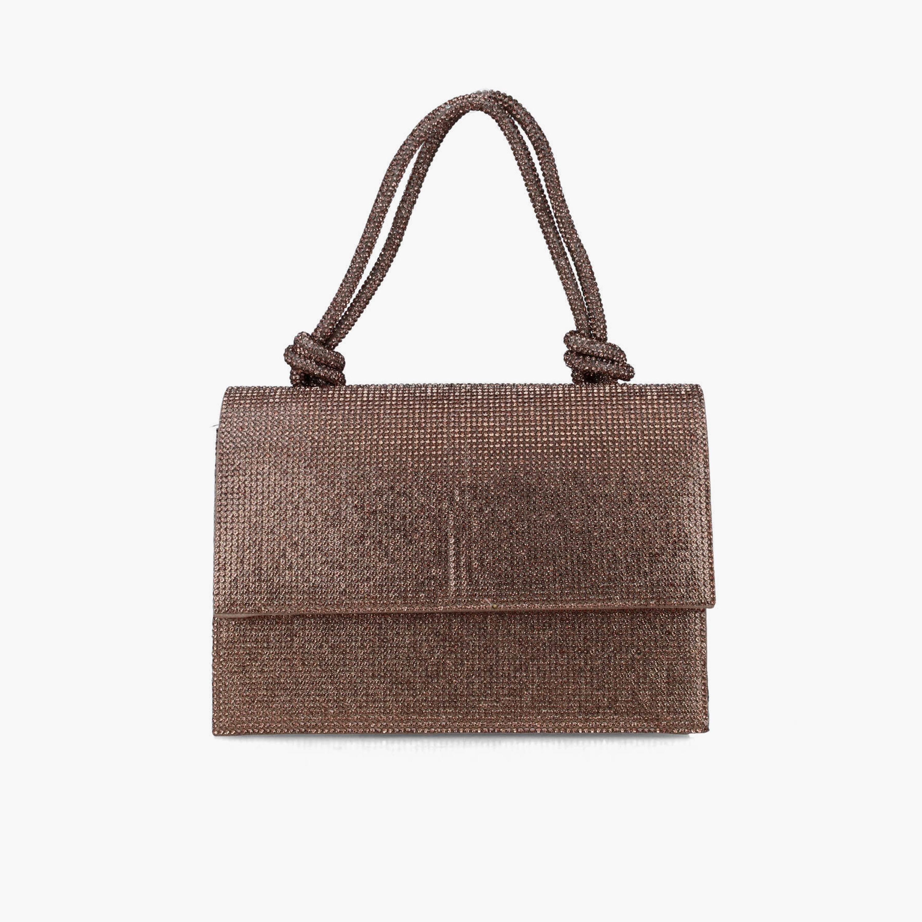 Menbur Embellished Shoulder Bag With Embellished Design In Gold-women-bagsandwallets-handbags-image-1