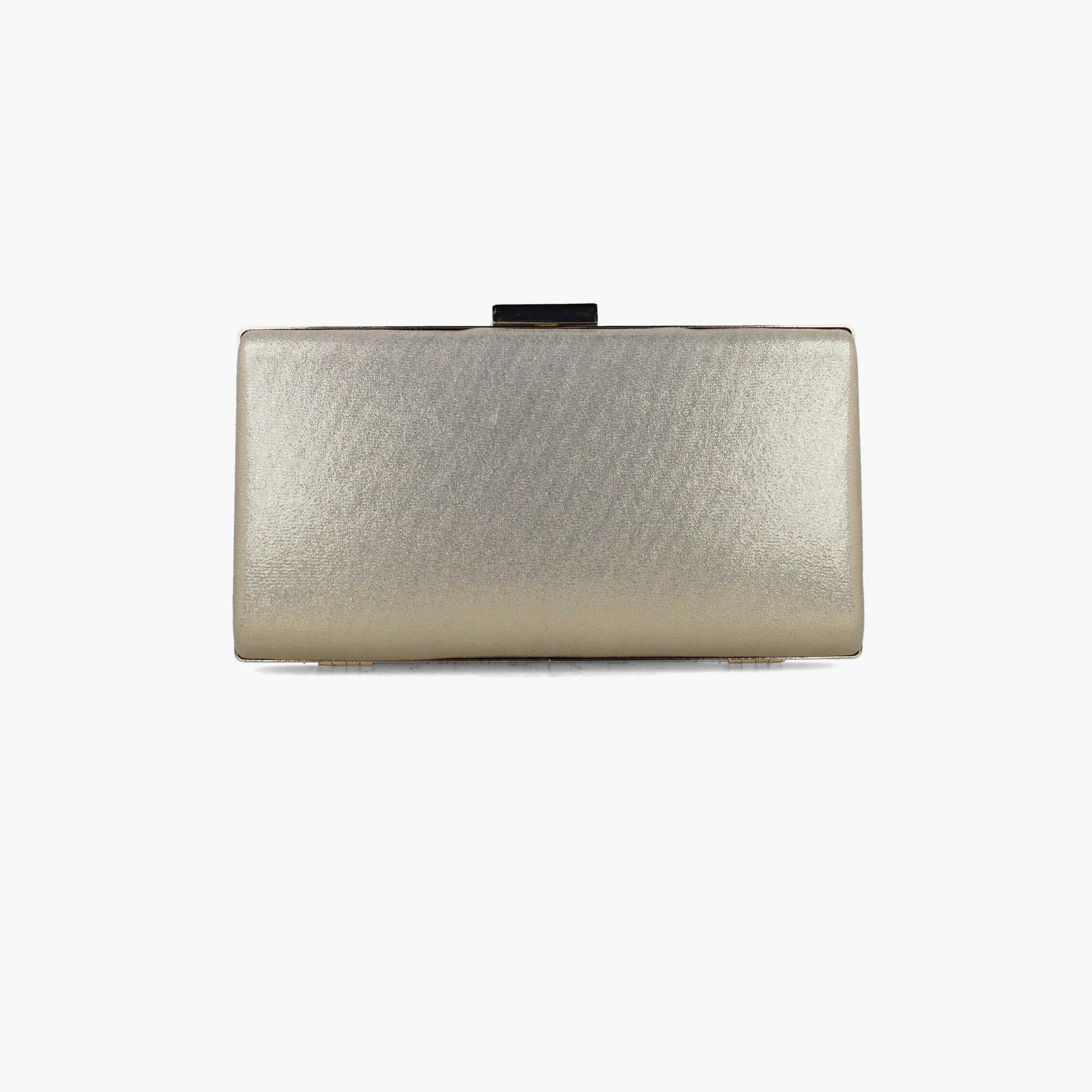 Menbur Clutch With Embellished Design On Handle In Gold-women-bagsandwallets-wallets-image-3