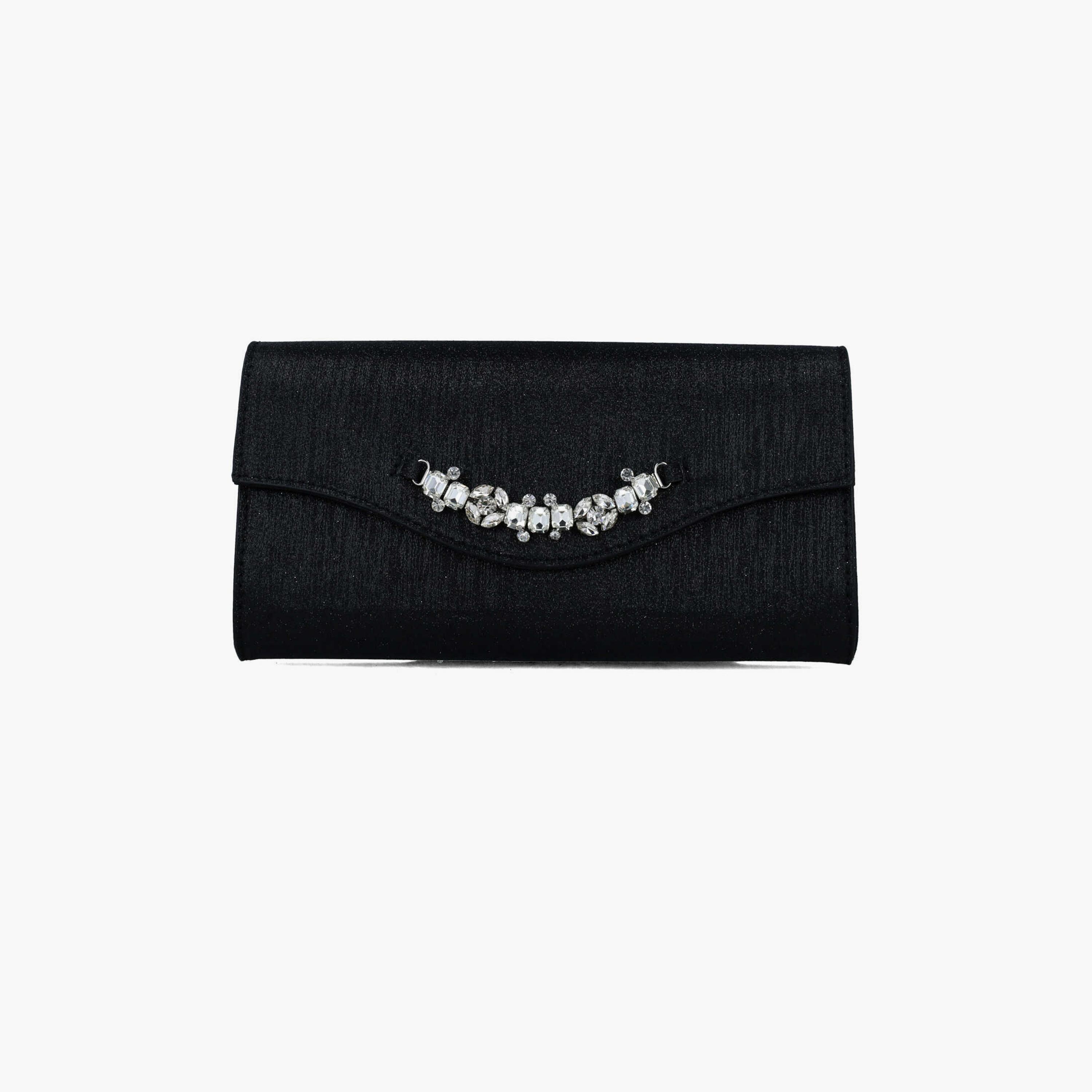 Menbur Clutch With Embellished Design In Black-women-bagsandwallets-wallets-image-1