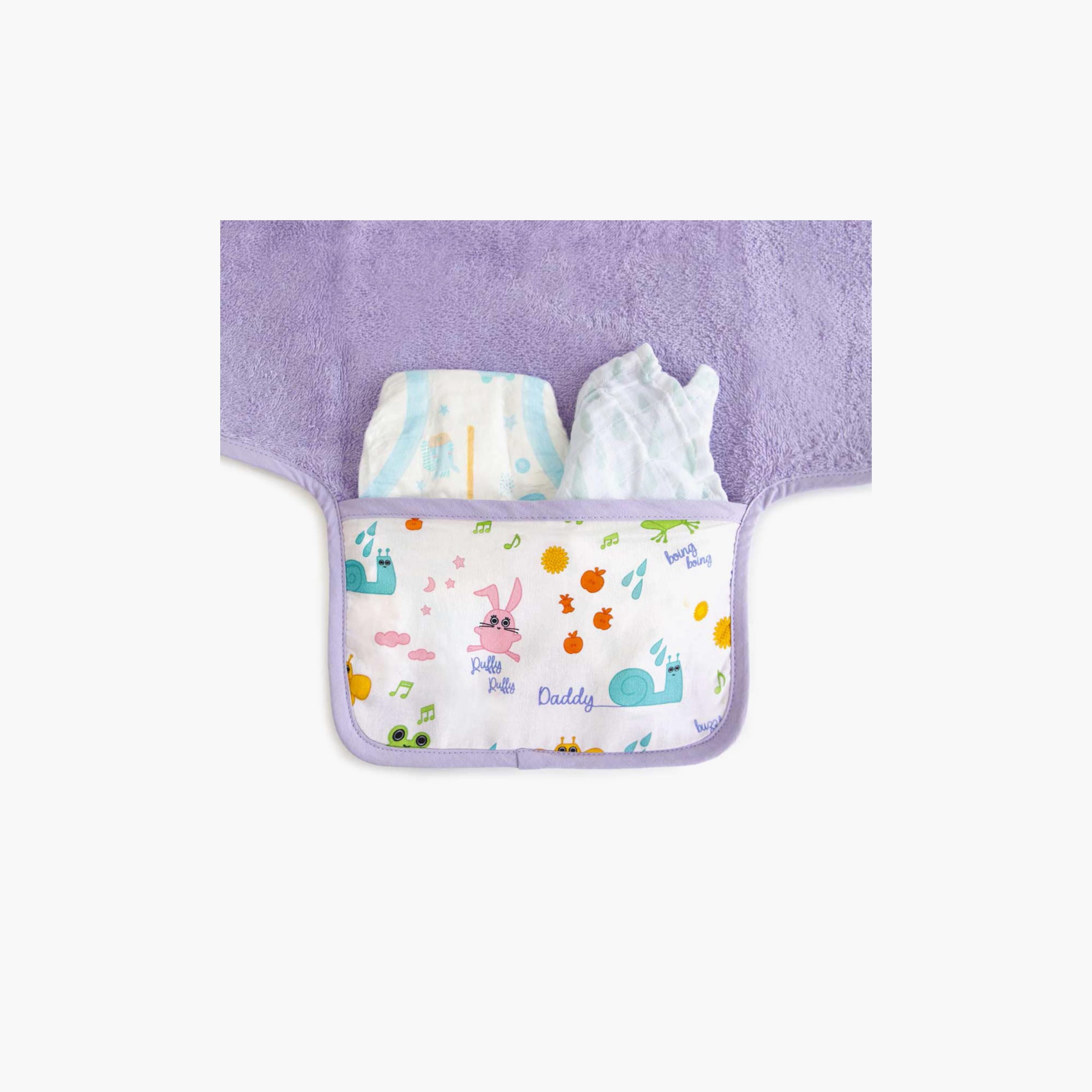 Milk&Moo 100% Cotton Foldable Changing Pad, Friend-baby-diapering-changingmats-image-2