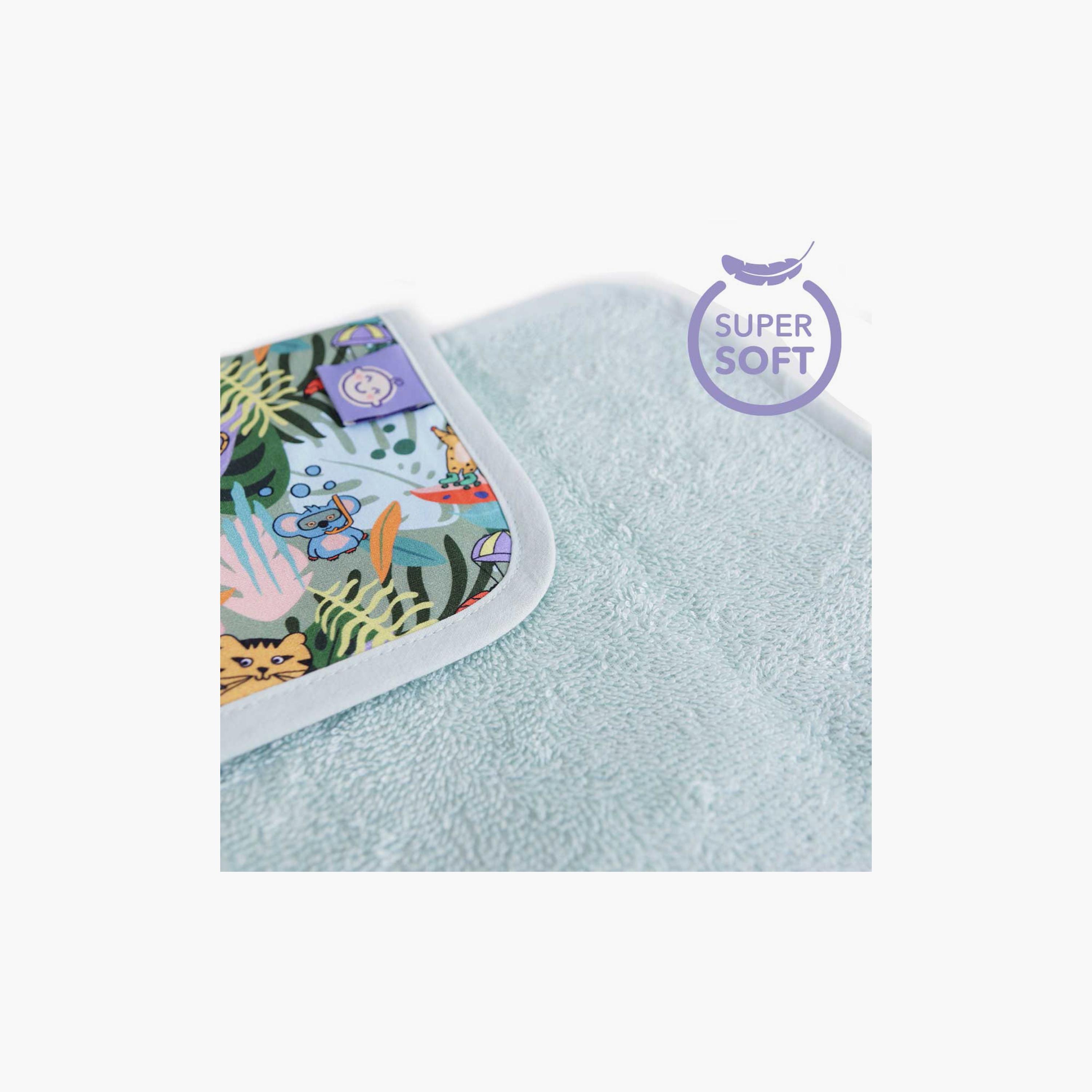 Milk&Moo 100% Cotton Foldable Changing Pad, Jungle-baby-diapering-changingmats-image-2