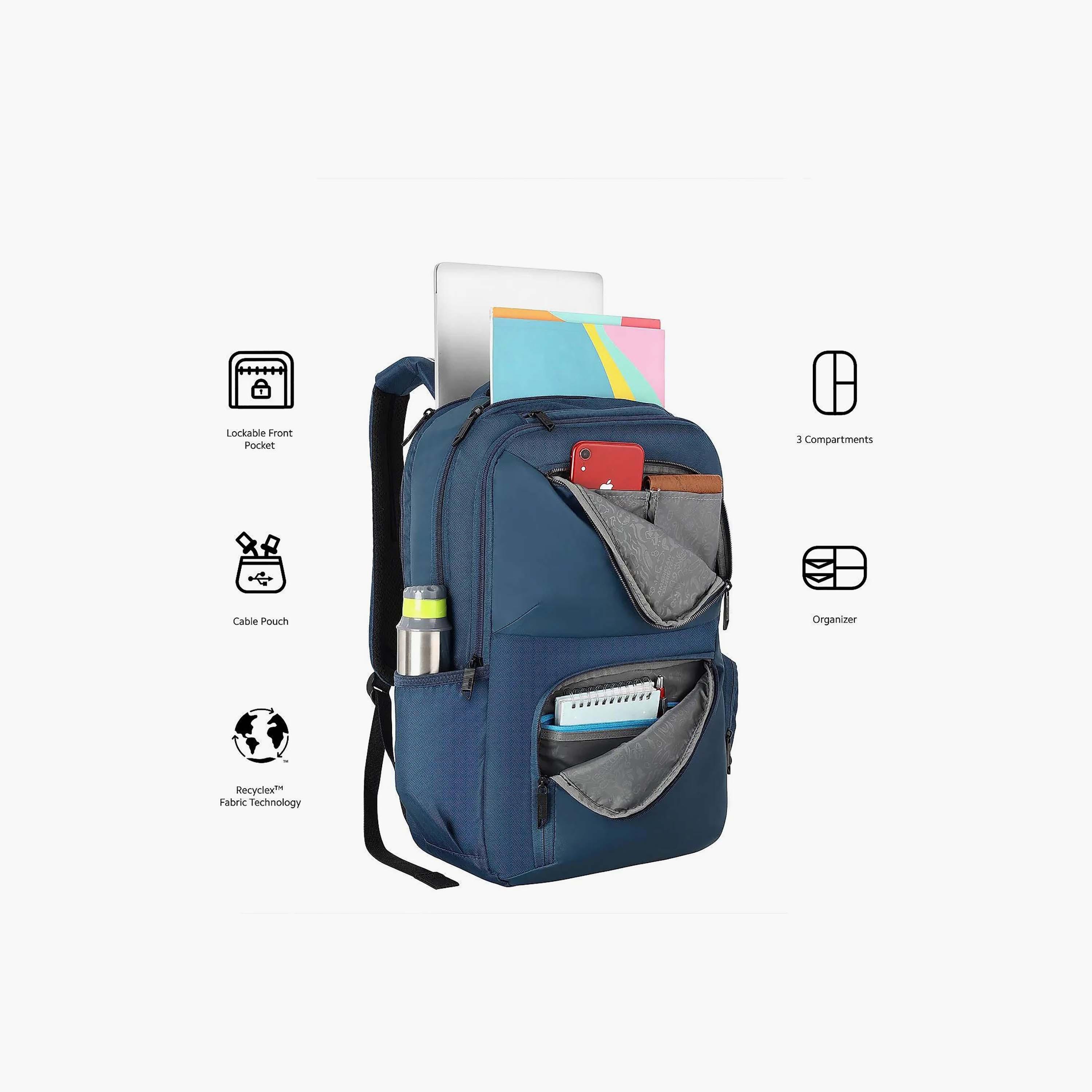 American Tourister 28 L | 20 Inch Segno 2.0 Backpack 50 CM-school-bagsandbackpacks-backpacks-image-3