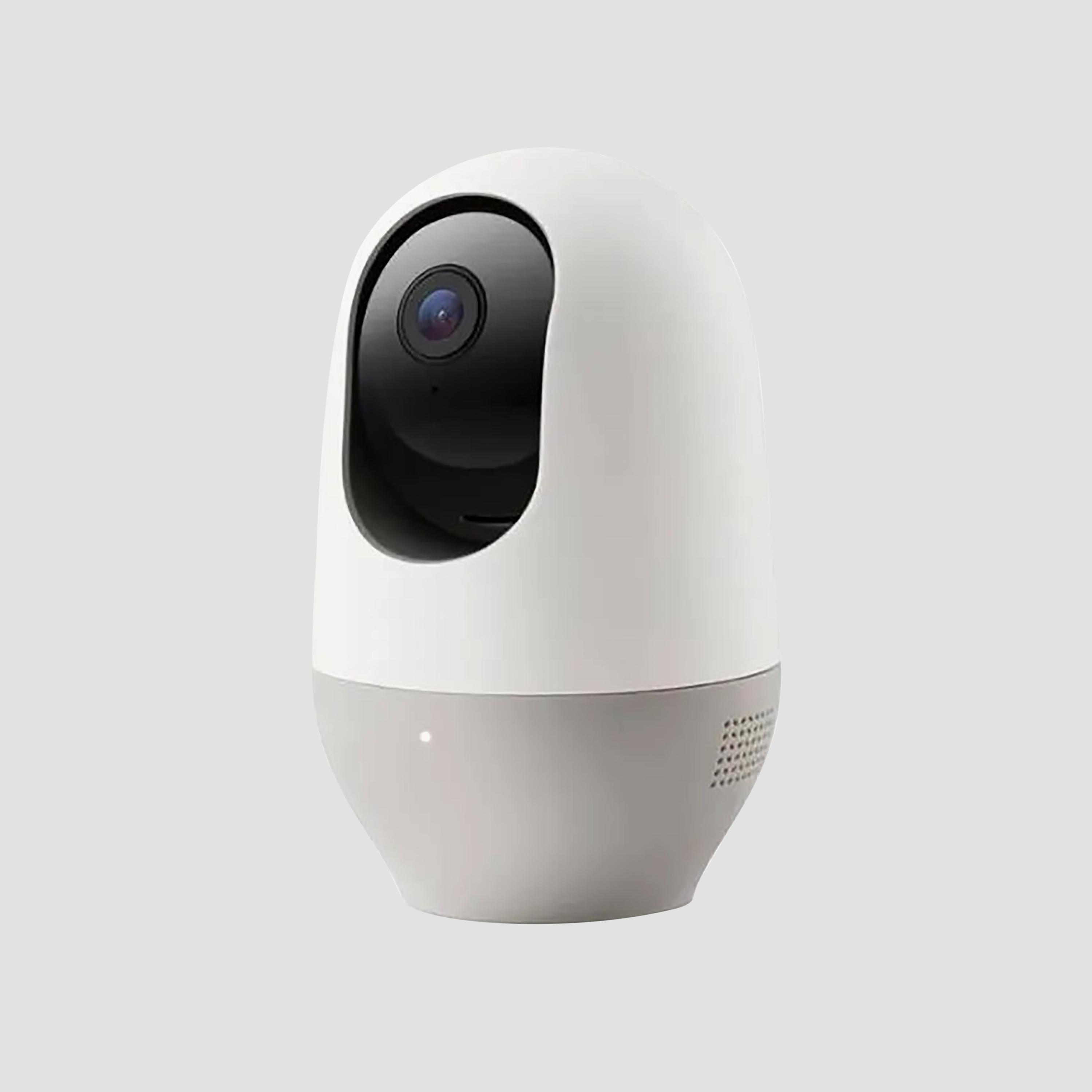جهاز مراقبة الأطفال بدقة 1080 بكسل مع كاميرا IP بزاوية 360 درجة، ورؤية ليلية فائقة بالأشعة تحت الحمراء وكشف الحركة والصوت من نووي - أبيض-baby-healthandsafety-babymonitors-image-2