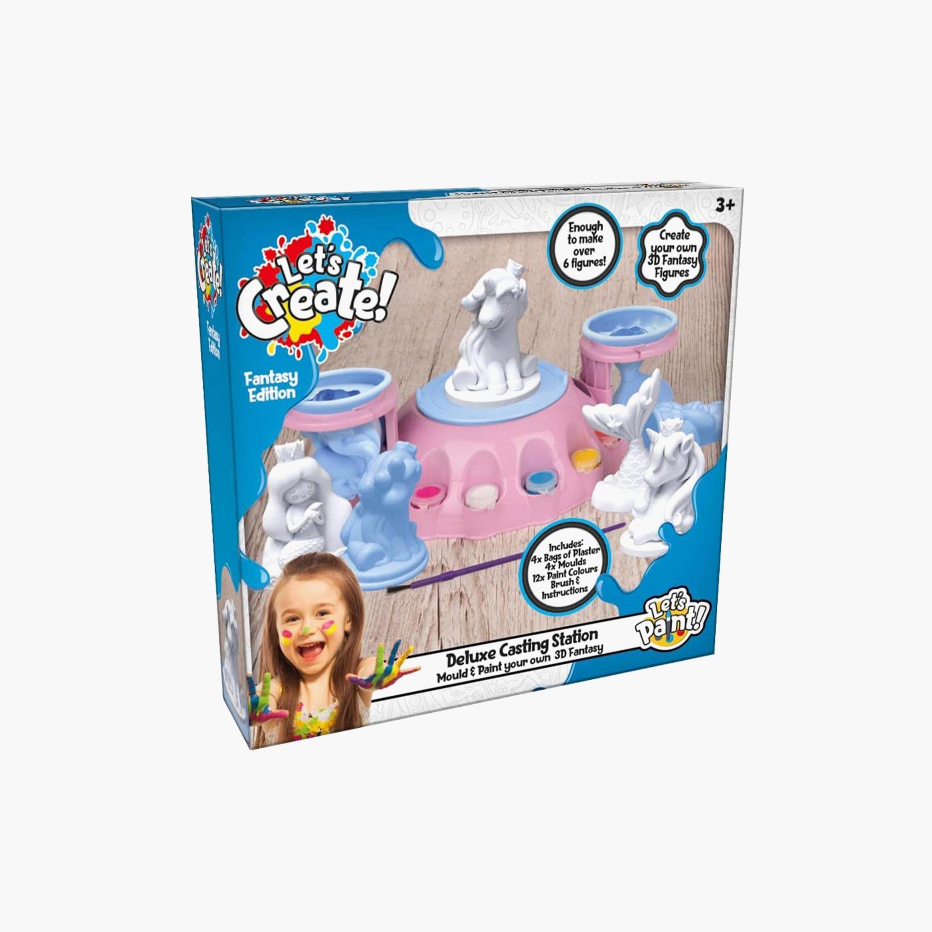 Sambro All in 1 Plaster Mould & Paint Station Craft Kit, Deluxe Fantasy-school-artsandcrafts-image-1