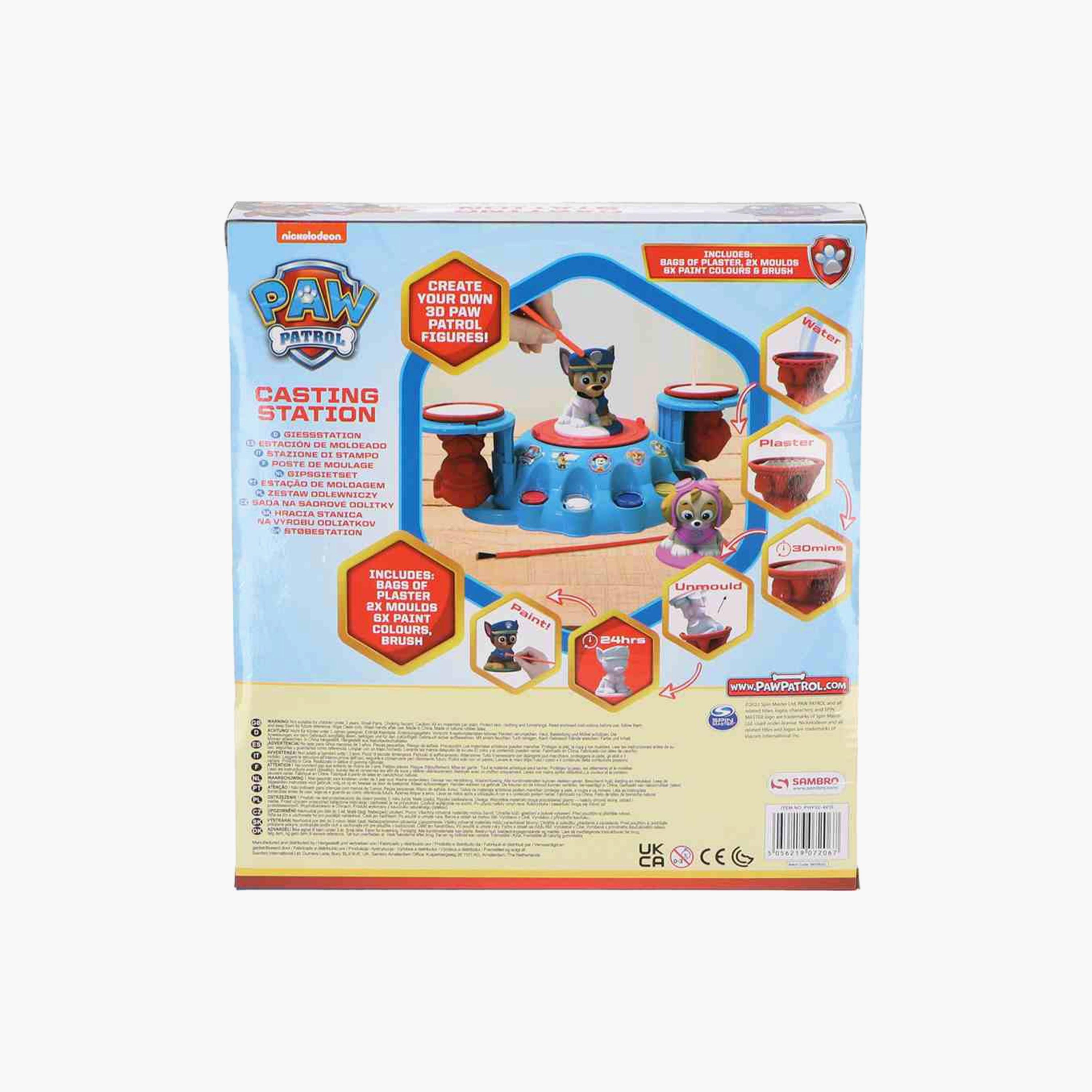 Viacom All in 1 Plaster Mould & Paint Station Craft Kit, Paw Patrol-school-artsandcrafts-image-2
